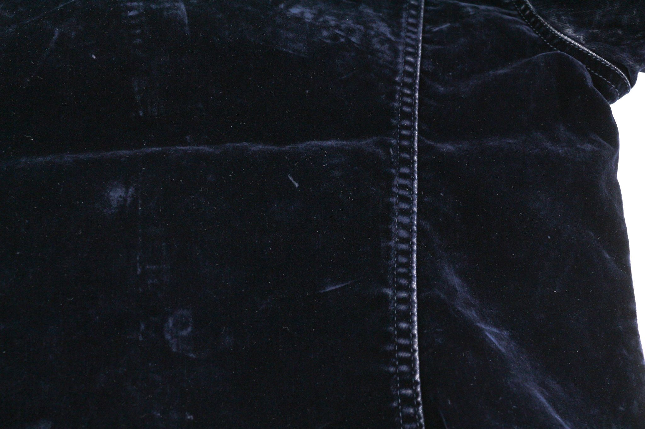 Nudie Jeans TOVE M Blue Velvet Polo Dark Long Sleeve Jacket 82423 Size US M / EU 48-50 / 2 - 11 Thumbnail
