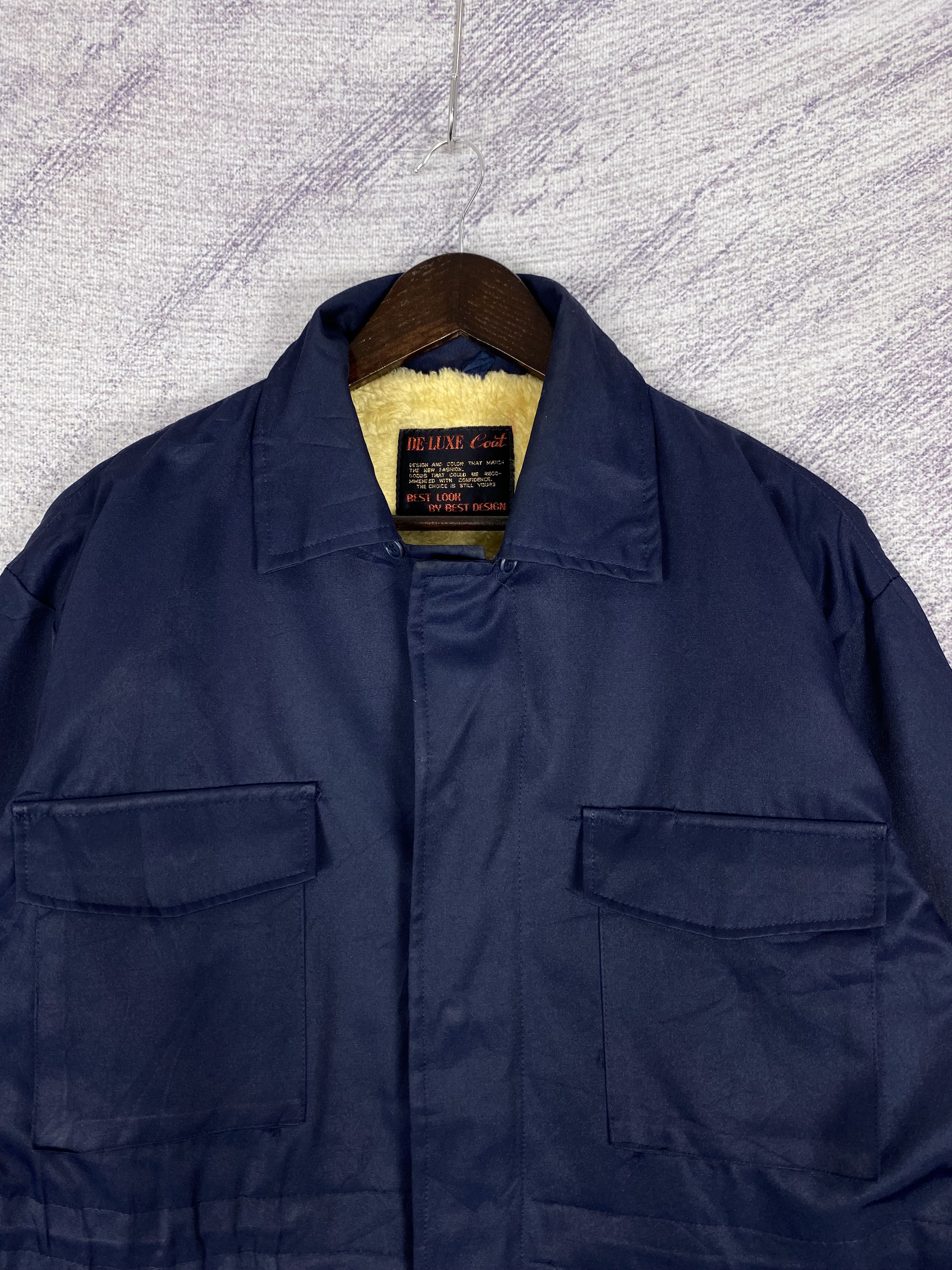 DELUXE Vintage Deluxe Multi Pocket Fleece Lining Coat Jacket Size US M / EU 48-50 / 2 - 2 Thumbnail