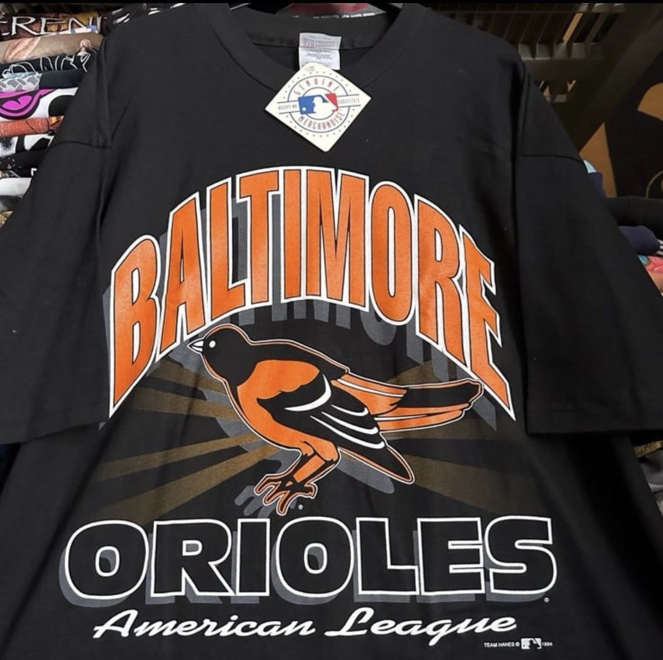 Hanes Vintage 1990s Baltimore Orioles tee XXL Size US XXL / EU 58 / 5 - 3 Thumbnail