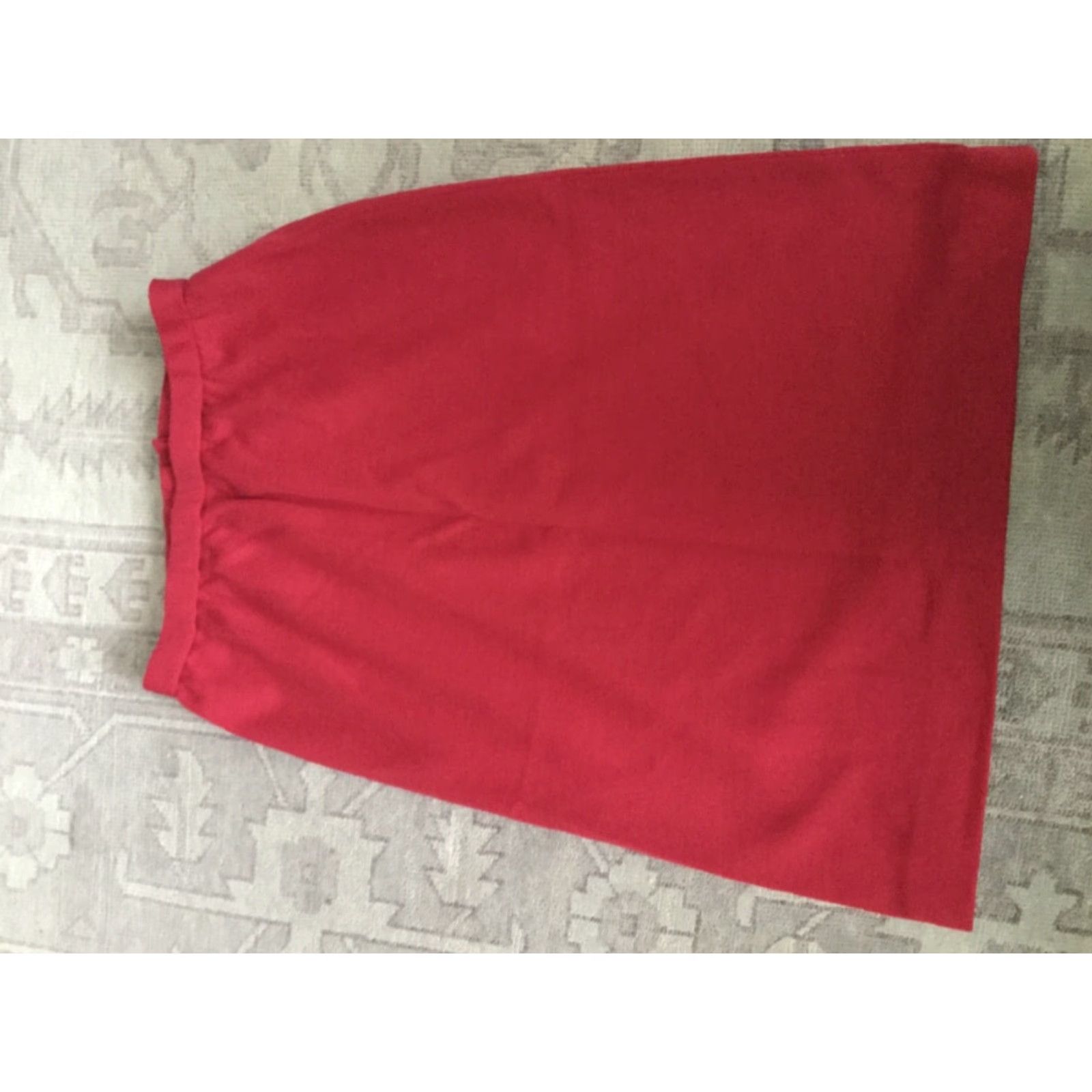 Vintage VINTAGE Leslie Fay Red Pencil Skirt Suit Size 16 Tailored Womens Size 38" / US 16 / IT 52 - 5 Thumbnail