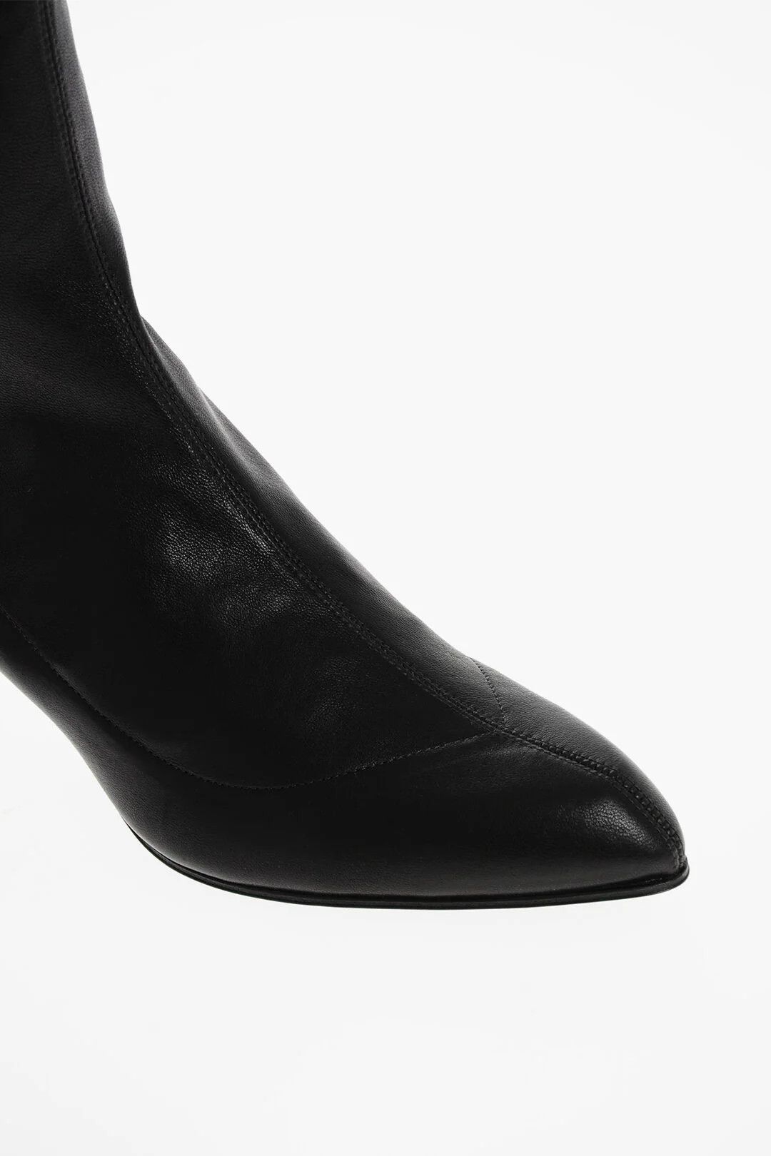 Alexander McQueen og1mm0426 Leather Ankle Boots in Black Size US 10 / IT 40 - 4 Thumbnail