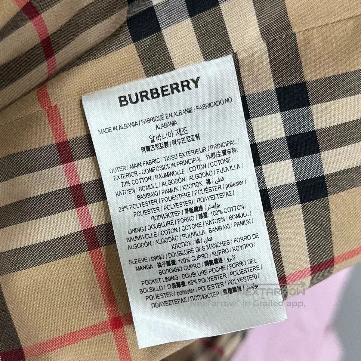 Burberry burberry pink camden trench coat. Size XS / US 0-2 / IT 36-38 - 5 Thumbnail