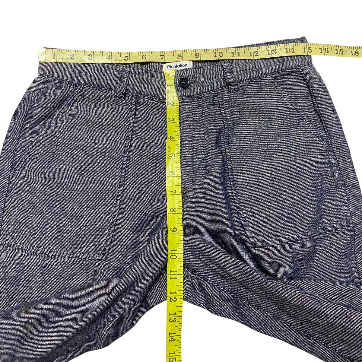 Issey Miyake Issey Miyake Plantation Light Denim Cropped Pants Size 30" / US 8 / IT 44 - 14 Thumbnail