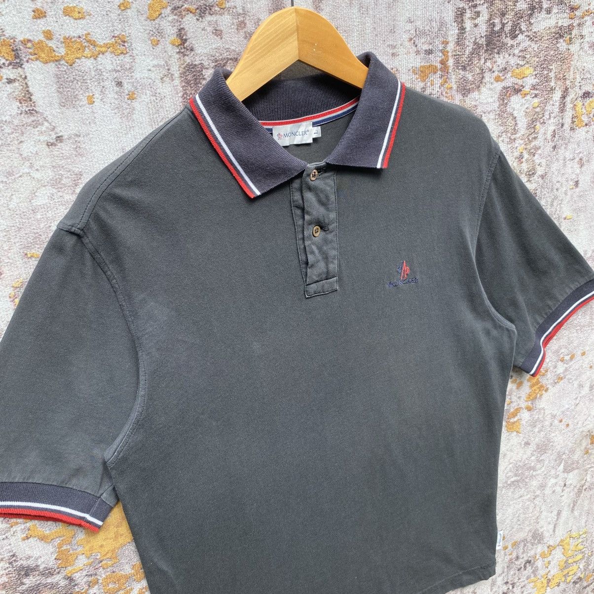 Moncler Moncler Ringer Polo Shirt Moncler Luxury Brand SunFaded Size US M / EU 48-50 / 2 - 5 Thumbnail