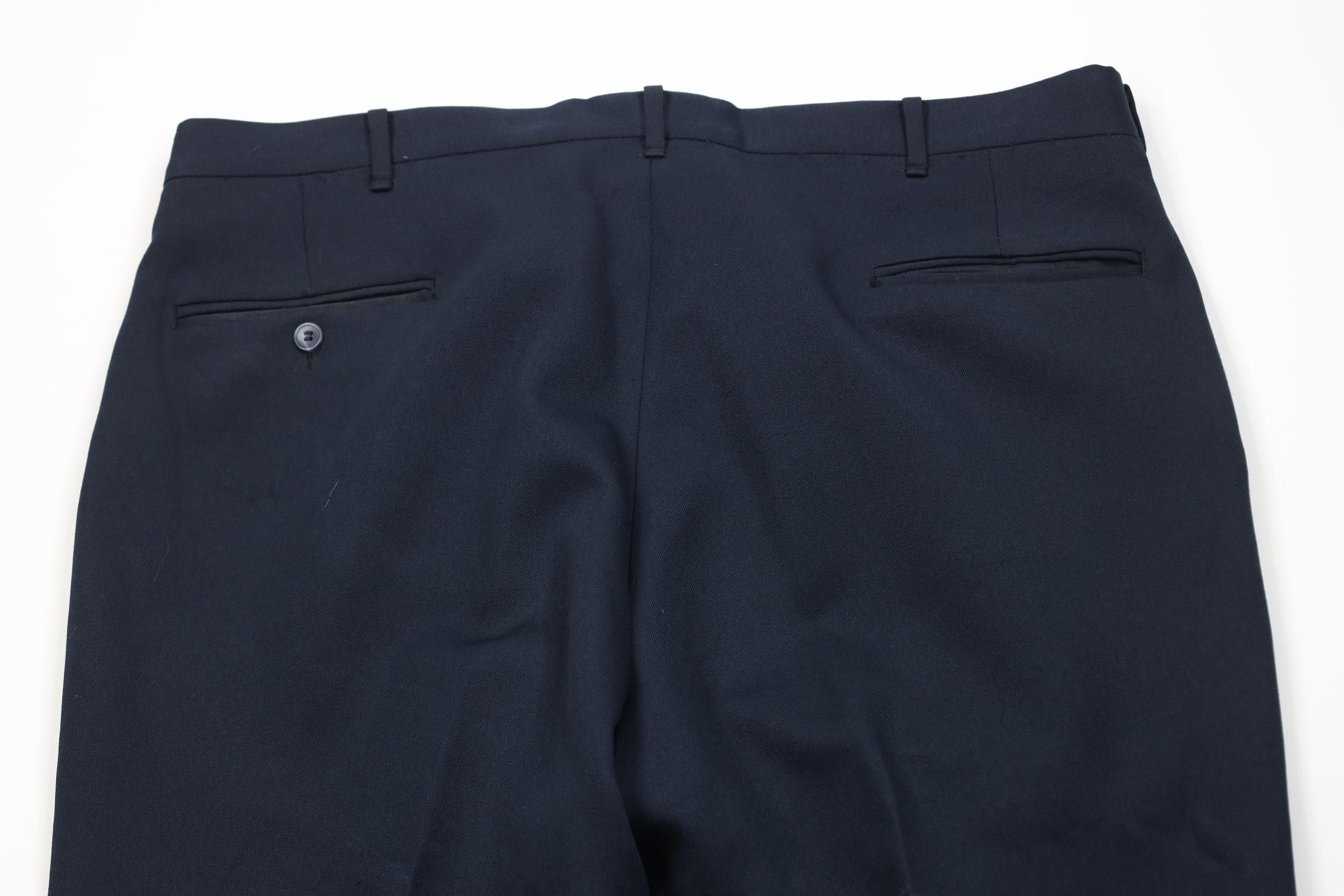 Vintage Vintage 70s Streetwear Flared Wide Leg Chino Pants Blue USA Size US 40 / EU 56 - 11 Thumbnail