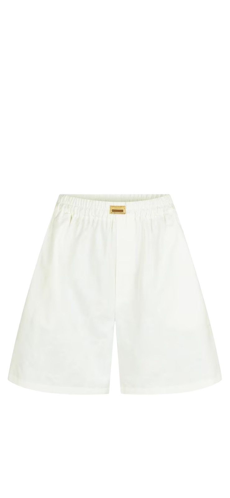 image of Gucci GG Boxer Shorts in White, Women's (Size 30)