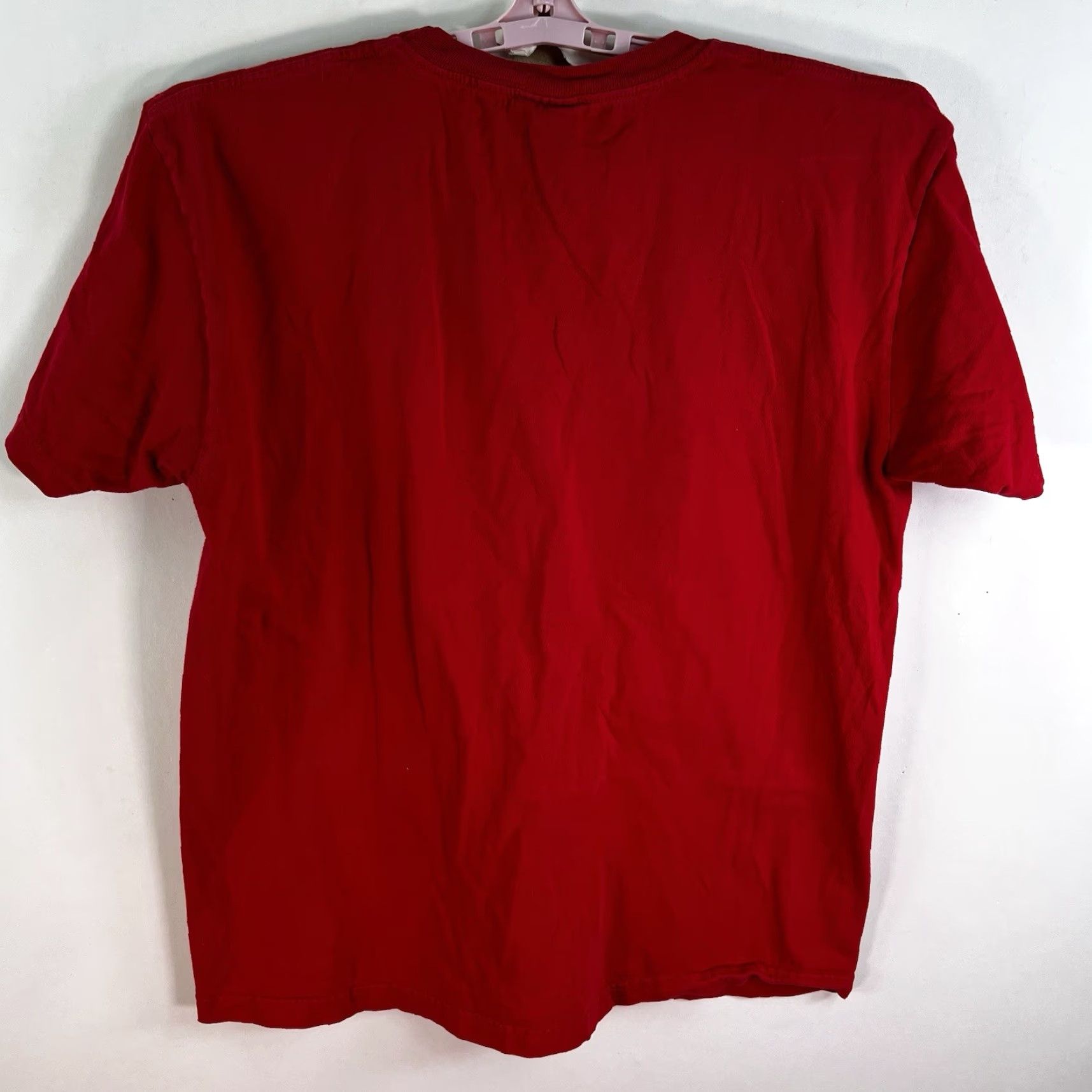 Tommy Hilfiger VINTAGE Tommy Hilfiger Big Spell Out T-Shirt Mens L Red Graphic 90s Hip Hop USA Size US L / EU 52-54 / 3 - 6 Thumbnail
