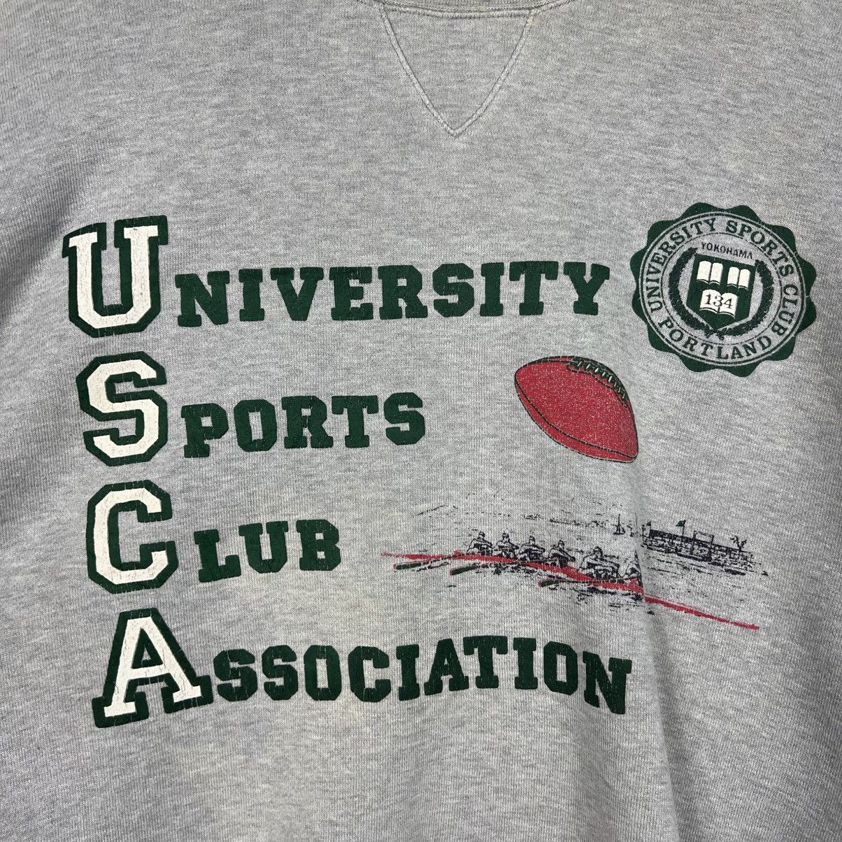 Vintage Vintage UNIVERSITY SPORT CLUB PORTLAND Sweatshirt #3972-C181 Size US L / EU 52-54 / 3 - 4 Thumbnail