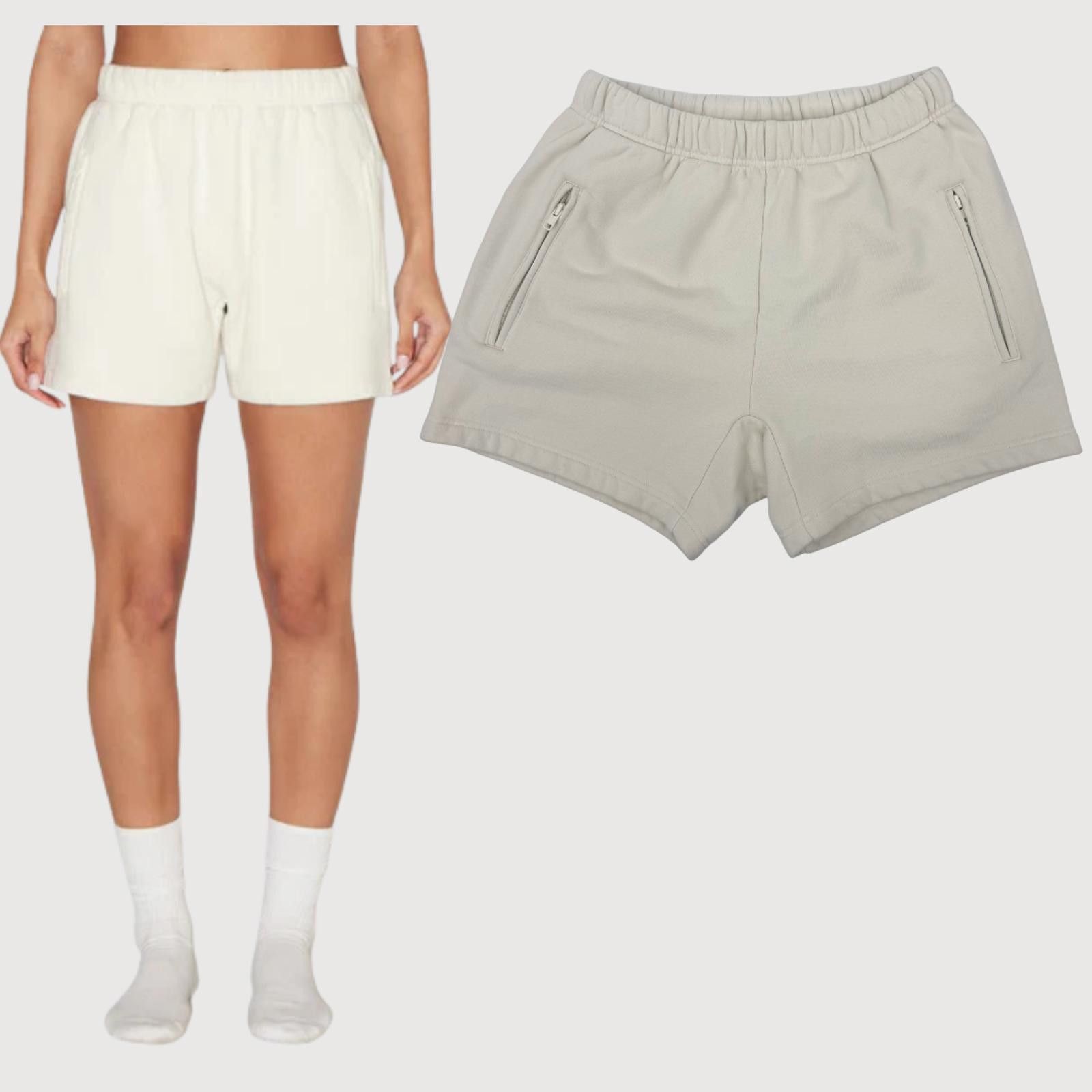 Other Khy Fleece Shorts 5" Inseam Ecru XXS Size 25" / US 0 / IT 36 - 1 Thumbnail