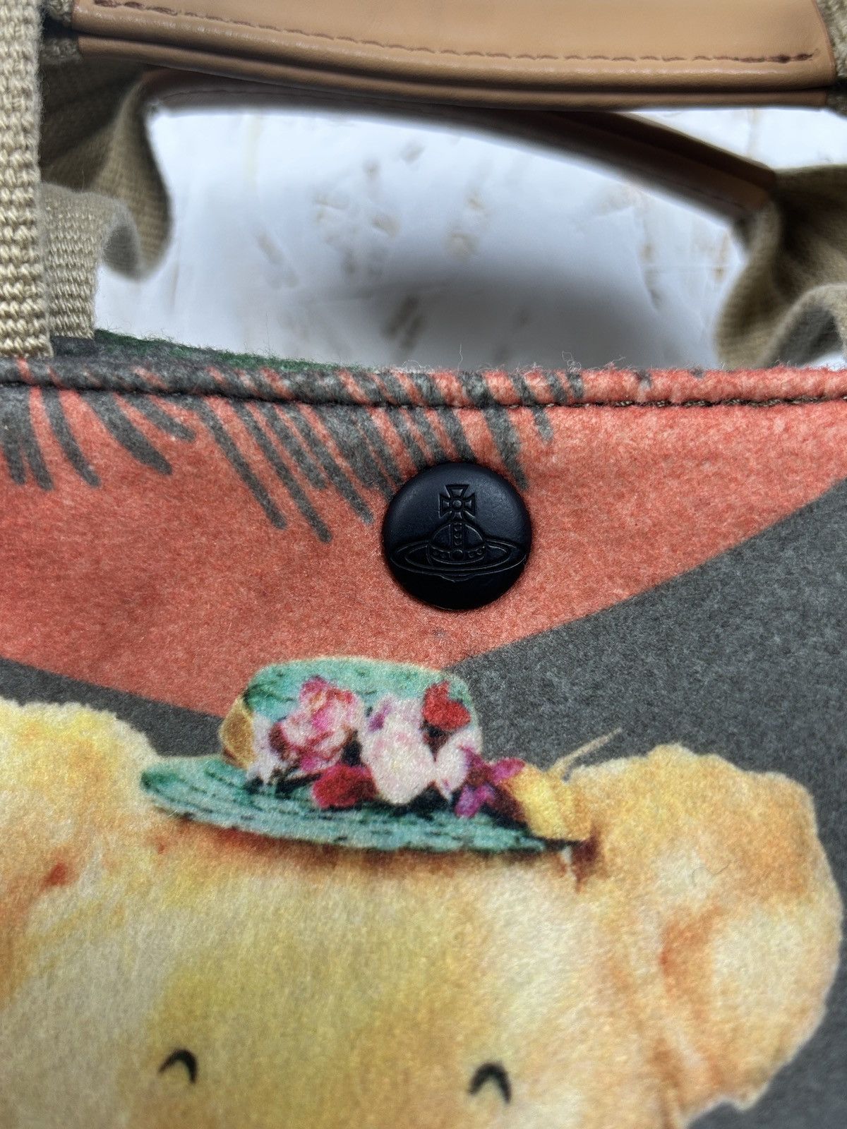 Vivienne Westwood Vivienne Westwood Creepy Teddy Bear Mini Tote Bag Handbag Size ONE SIZE - 3 Thumbnail