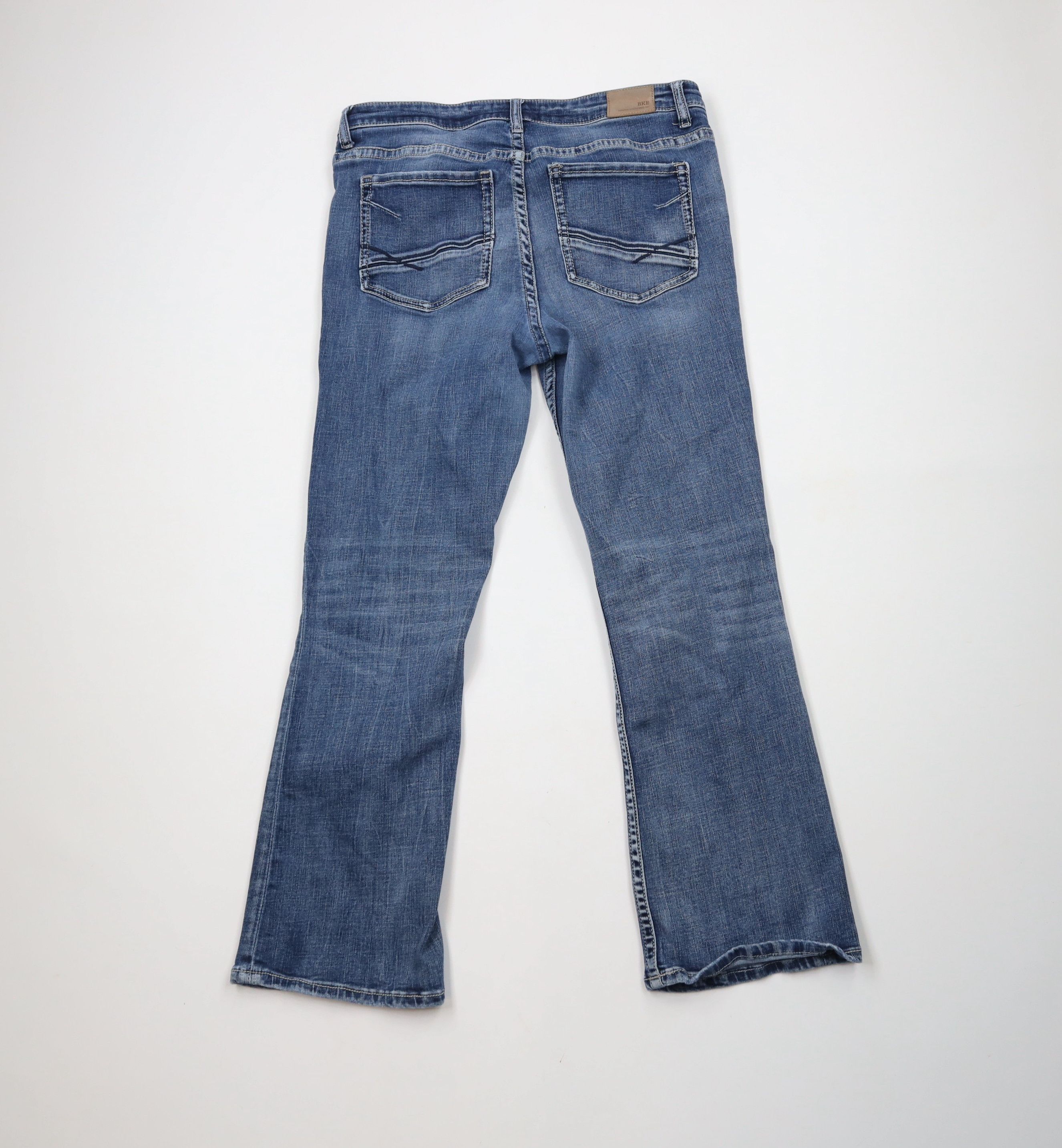 Vintage Buckle BKE Faded Payton Mid Rise Bootcut Denim Jeans Blue Size 32" / US 10 / IT 46 - 10 Thumbnail