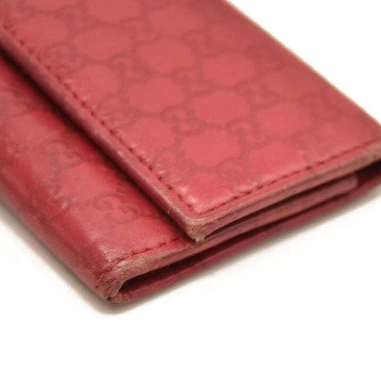 Gucci Gucci Guccissima 6 Key Holder Case Pink Size ONE SIZE - 6 Thumbnail