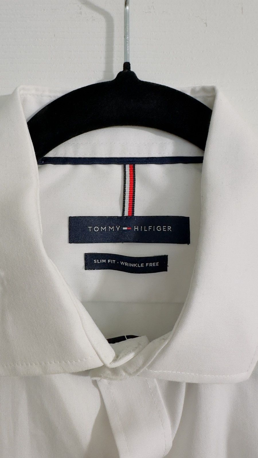 Tommy Hilfiger Tommy Hilfiger Slim Fit Wrinkle-Free Dress Shirt Size 16 Size 34S - 3 Thumbnail