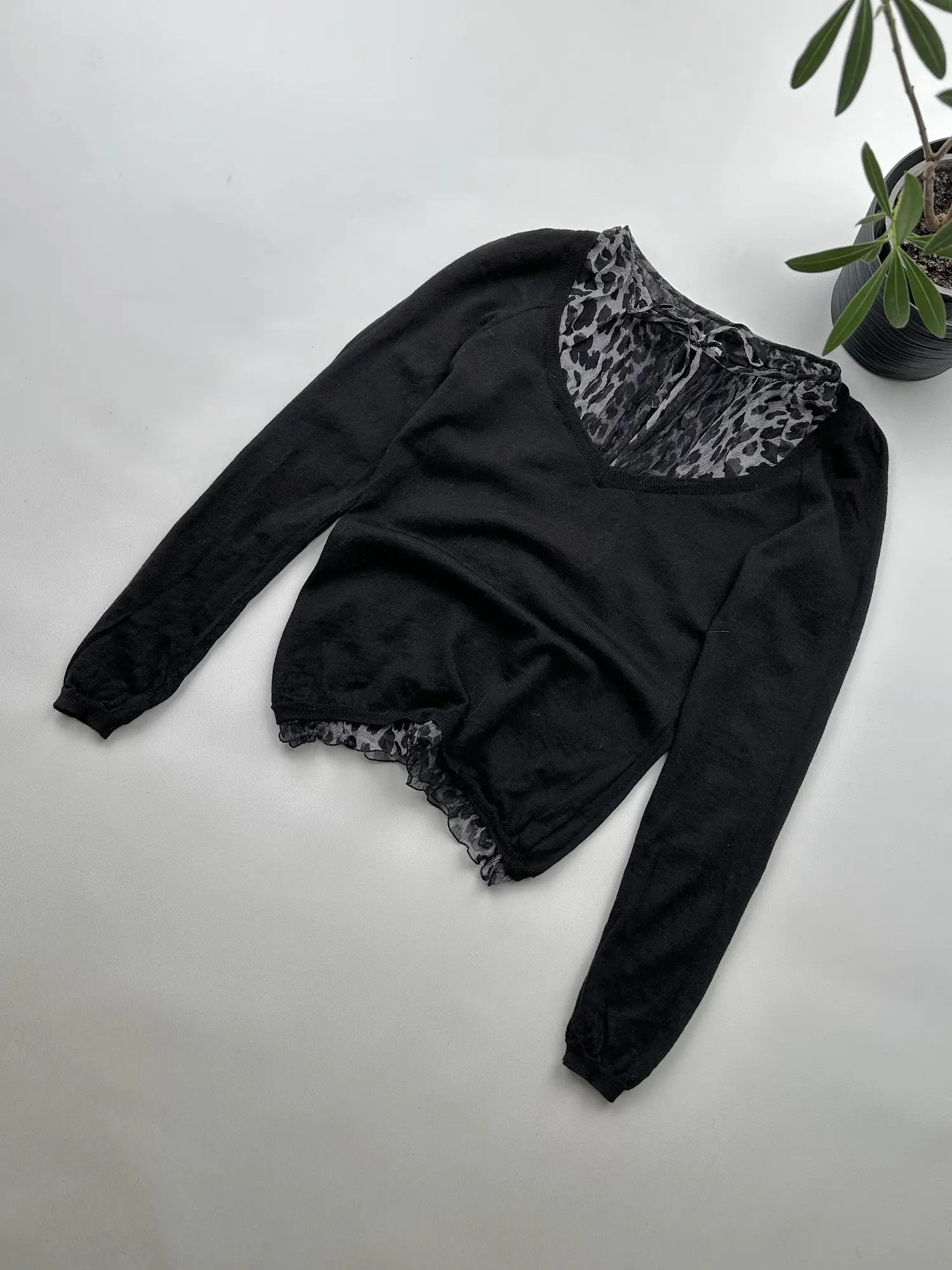 Moschino Moschino Cheap and Chic Vintage Wool Blouse (491) Size S / US 4 / IT 40 - 1 Thumbnail