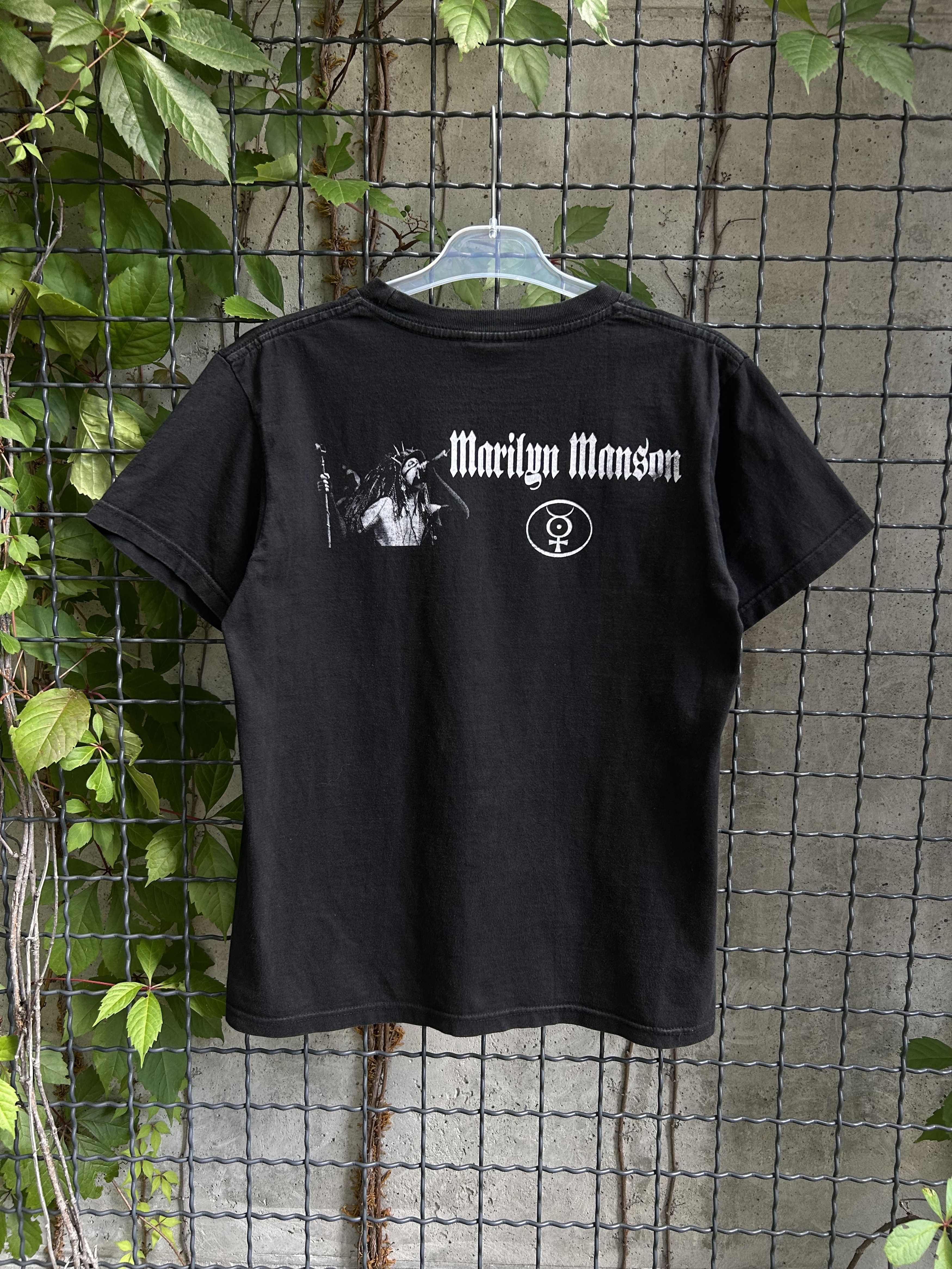 Band Tees Vintage 2003 Marilyn Manson Rock Band T-shirt Size US M / EU 48-50 / 2 - 2 Thumbnail