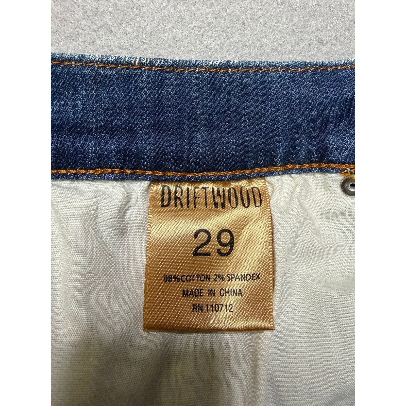 Other Driftwood Women’s Embroidered Floral Jeans Sz 29 Classic Fit Size 29" - 4 Thumbnail