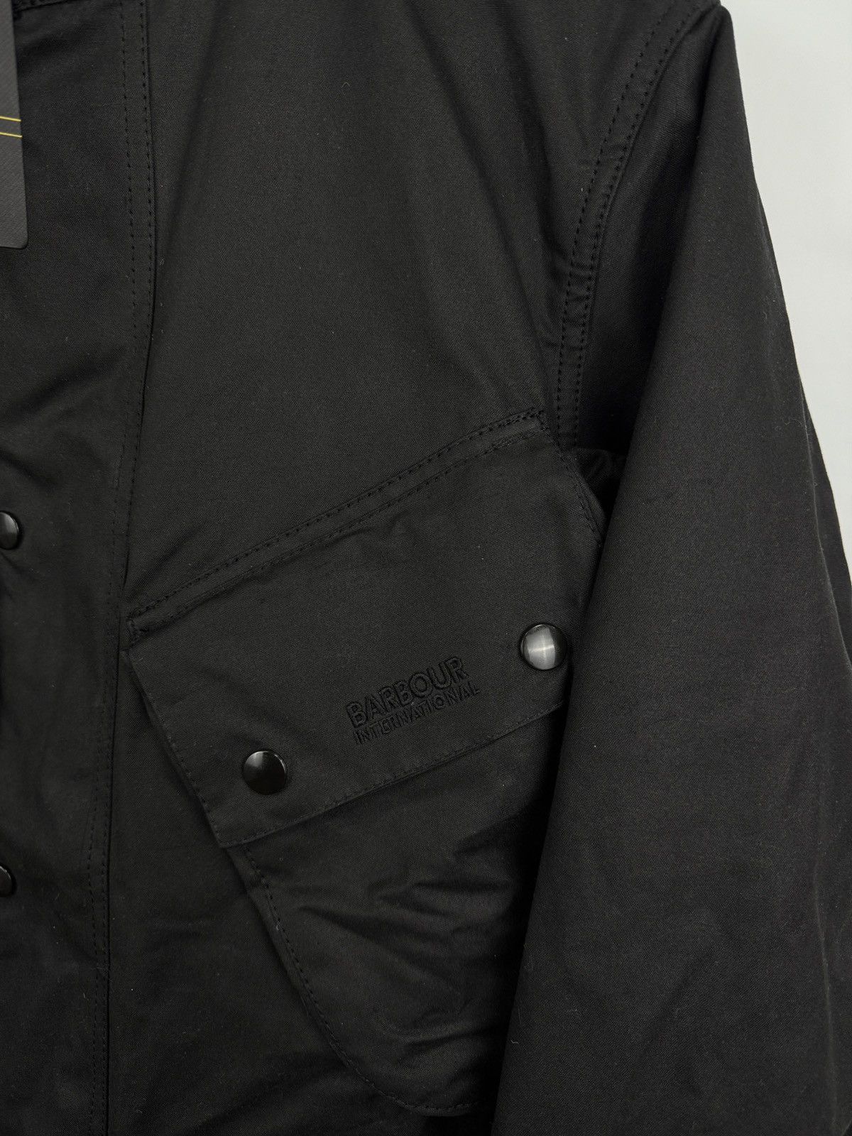 Barbour 🏴󠁧󠁢󠁥󠁮󠁧󠁿❗️NEW Barbour International A7 Wax Jacket Reflective Retro Size US S / EU 44-46 / 1 - 8 Thumbnail