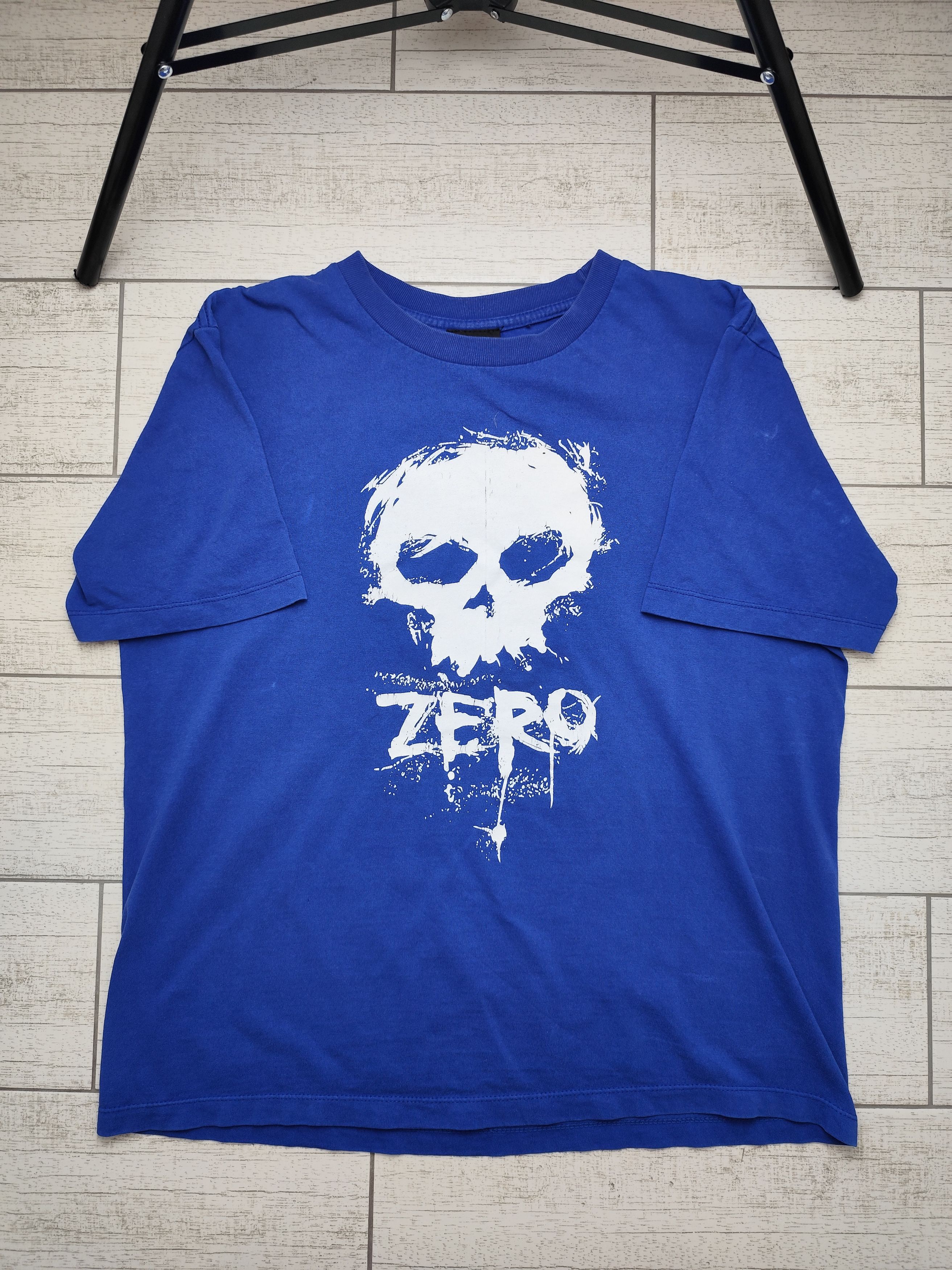 Vintage ZERO T-shirt Tee Skateboard Japanese Brand Skull Size US L / EU 52-54 / 3 - 1 Thumbnail