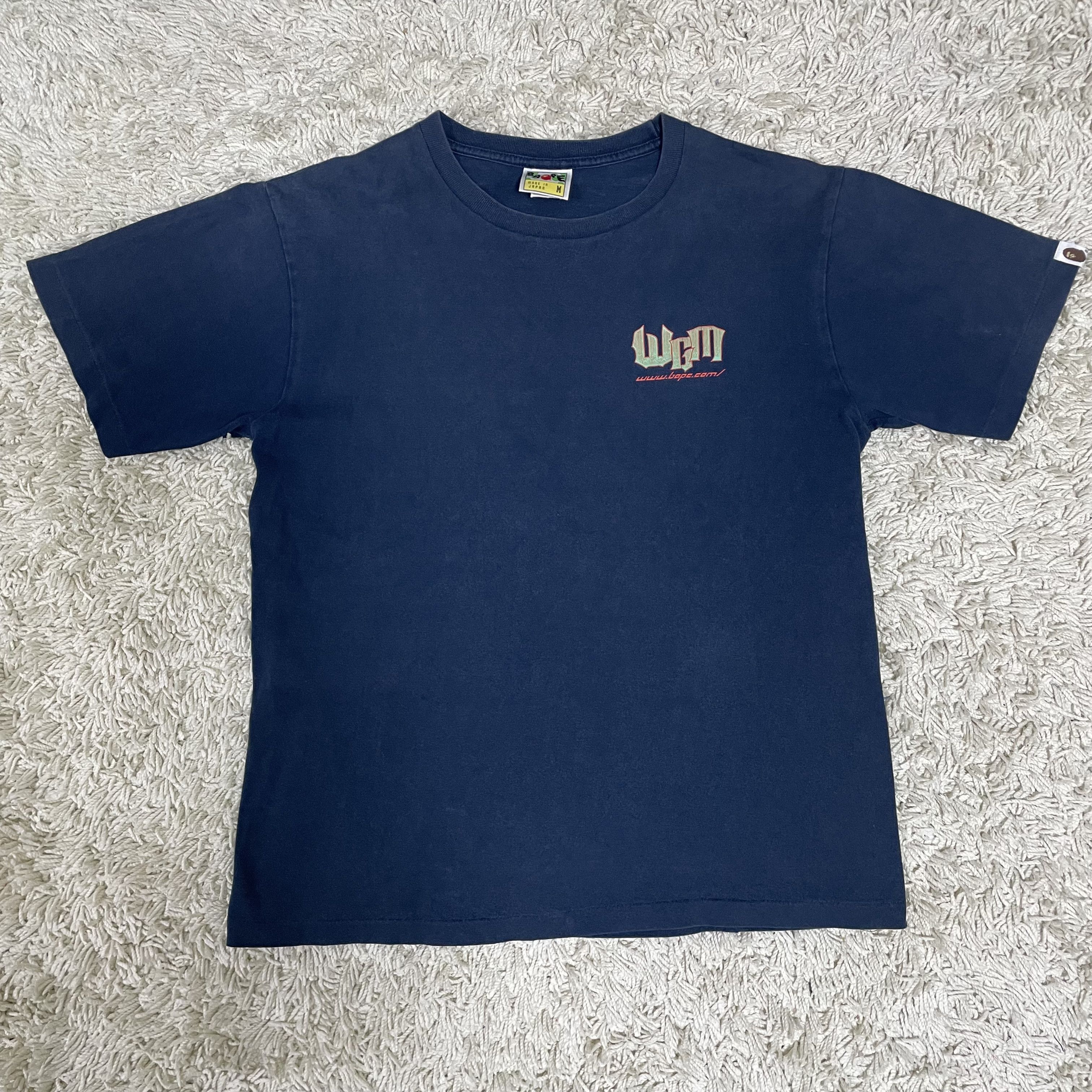 Bape WGM Embroidered Logo T-shirt back print Size US M / EU 48-50 / 2 - 2 Thumbnail
