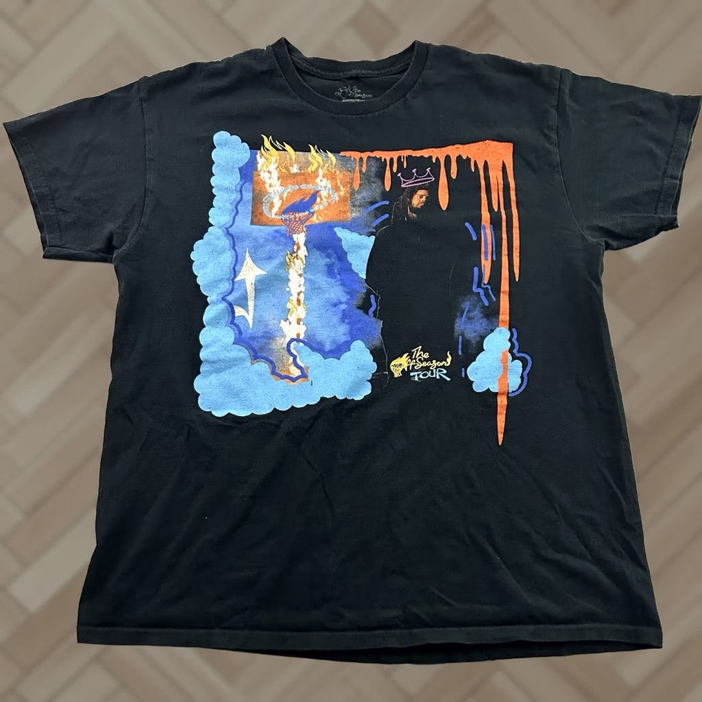 Vintage J Cole The Off Season Tour Short Sleeve T Shirt Men's Large Black Size US L / EU 52-54 / 3 - 1 Thumbnail