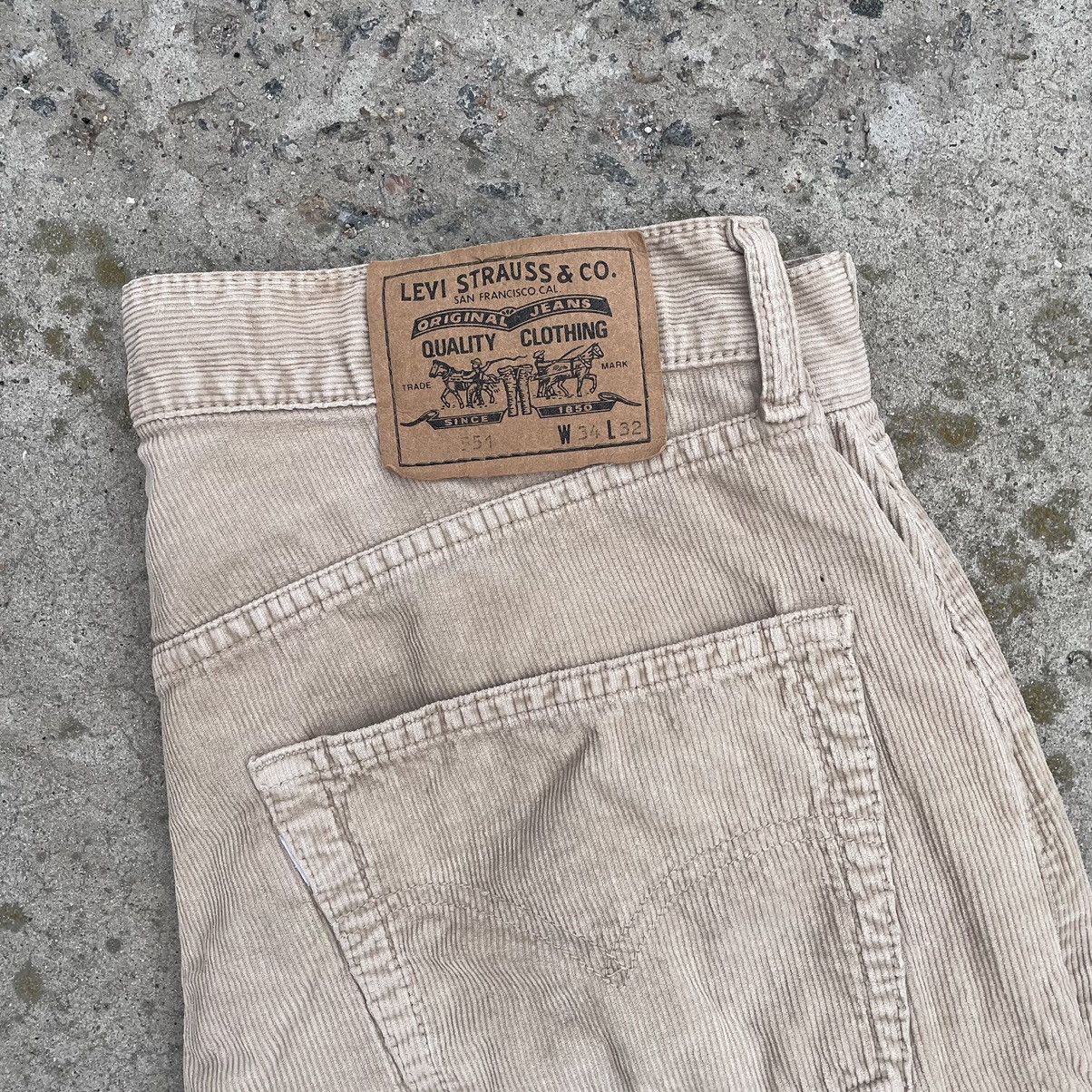 Japanese Brand × Levi's Vintage Clothing Vintage Levi’s Jeans Velvet 551 W34xL32 Pants Y2K 90s USA Size US 34 / EU 50 - 5 Thumbnail