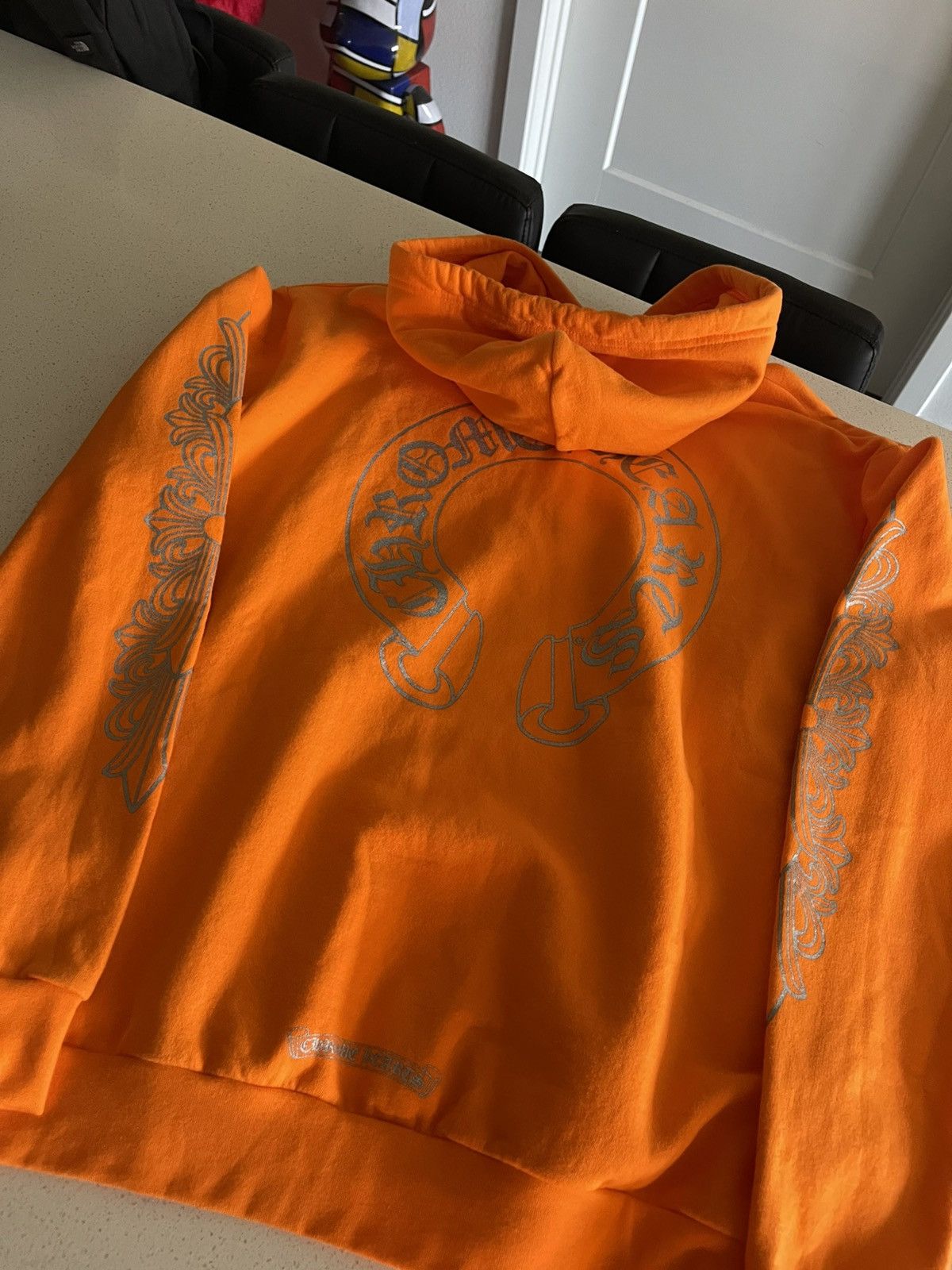 Chrome Hearts Chrome Hearts Horseshoe Floral Hoodie Size US M / EU 48-50 / 2 - 6 Thumbnail