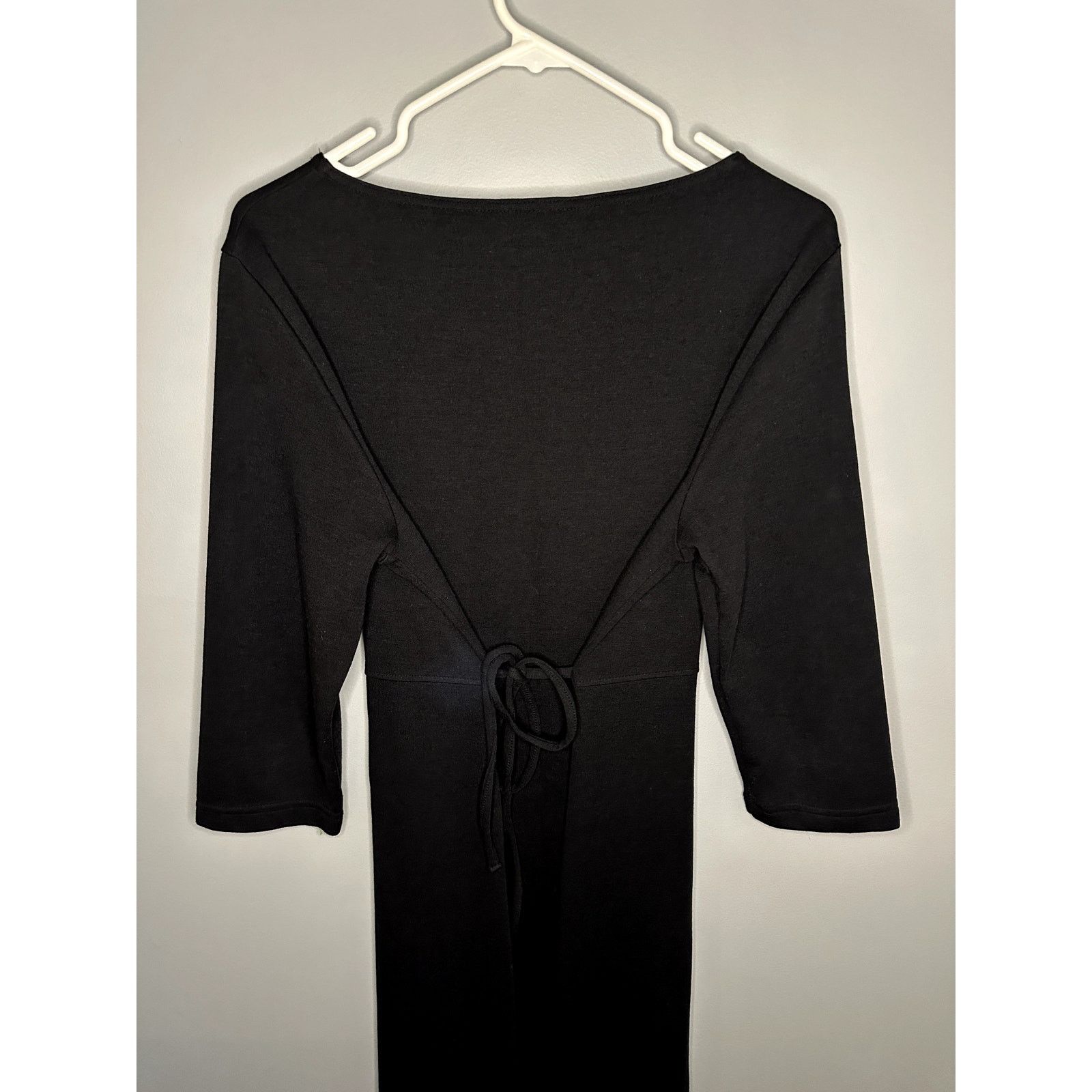Other Hanna Andersson Tie Back Maxi Knit Dress Black Womens M Size M / US 6-8 / IT 42-44 - 5 Thumbnail