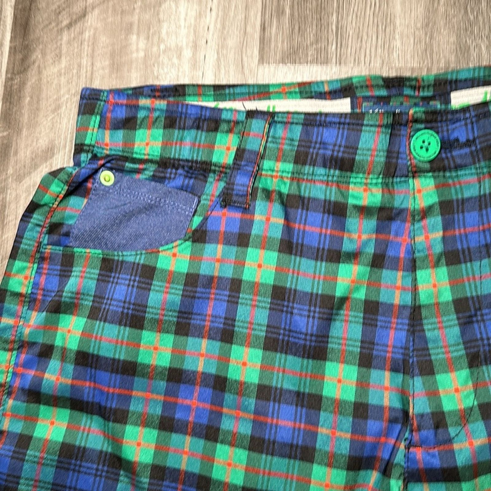 Other William Murray Straight Fit Plaid Golf Shorts - 34 Size US 34 / EU 50 - 5 Thumbnail