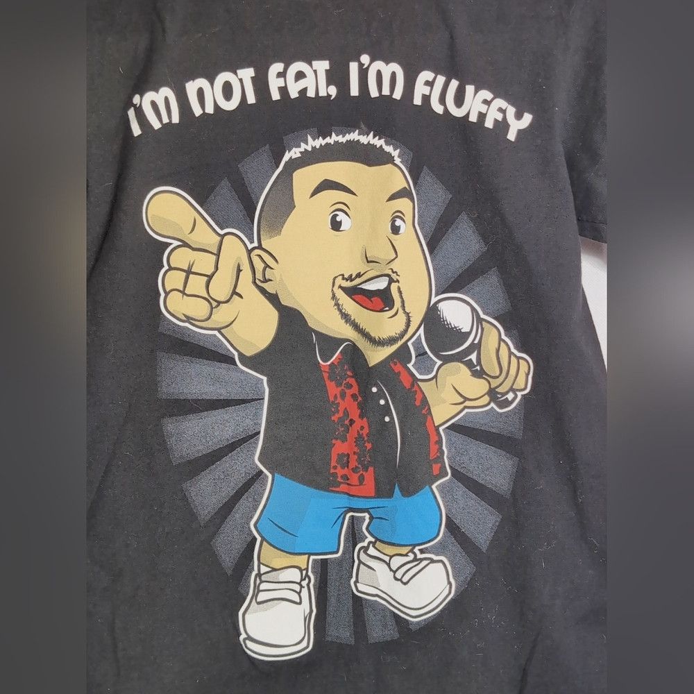 Other I'm Not Fat I'm Fluffy Black Sz S Tour T-Shirt with Cartoon Size US S / EU 44-46 / 1 - 3 Thumbnail