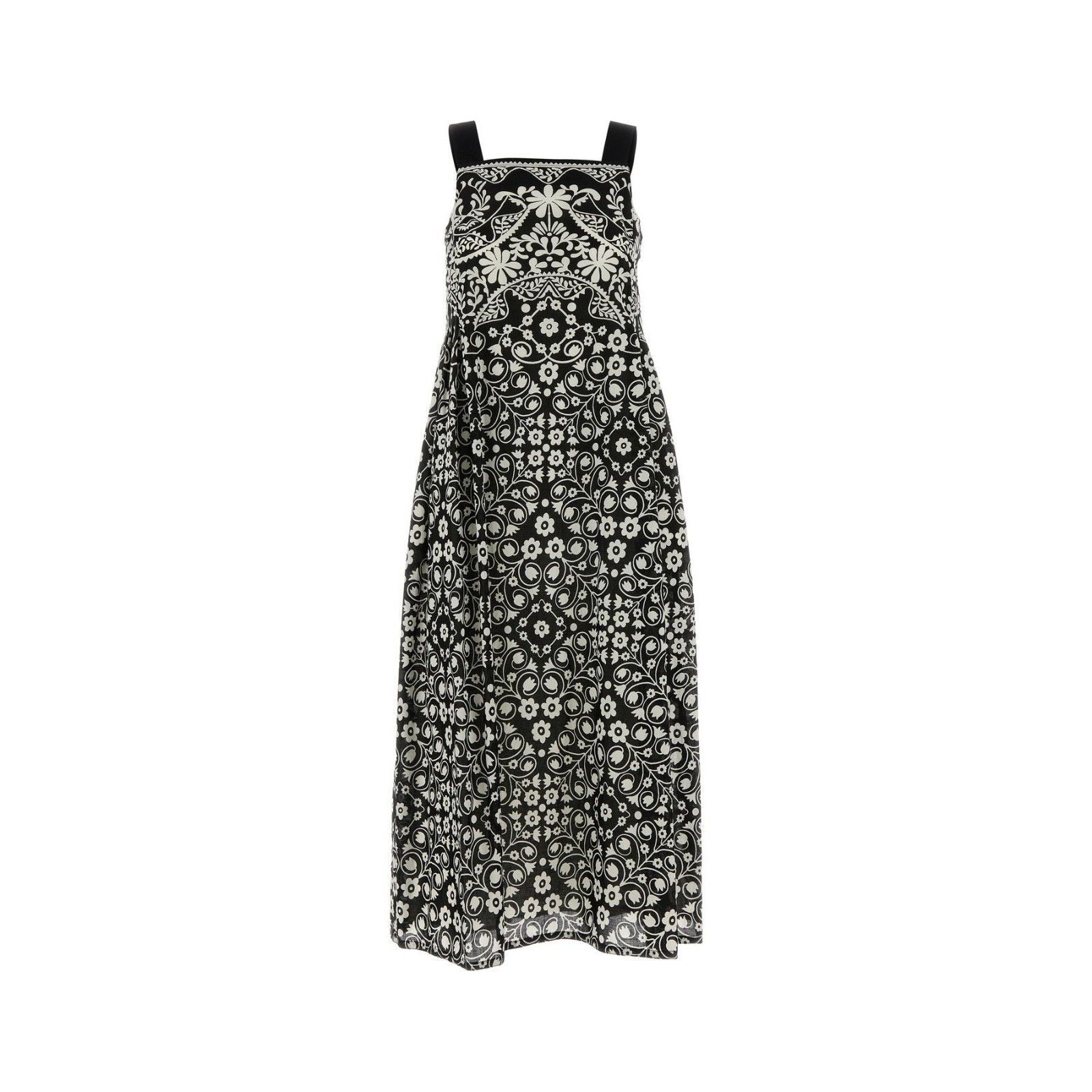 Max Mara MAX MARA Multicolor Printed Cotton Moli Dress New & Authenti Size M / US 6-8 / IT 42-44 - 1 Thumbnail