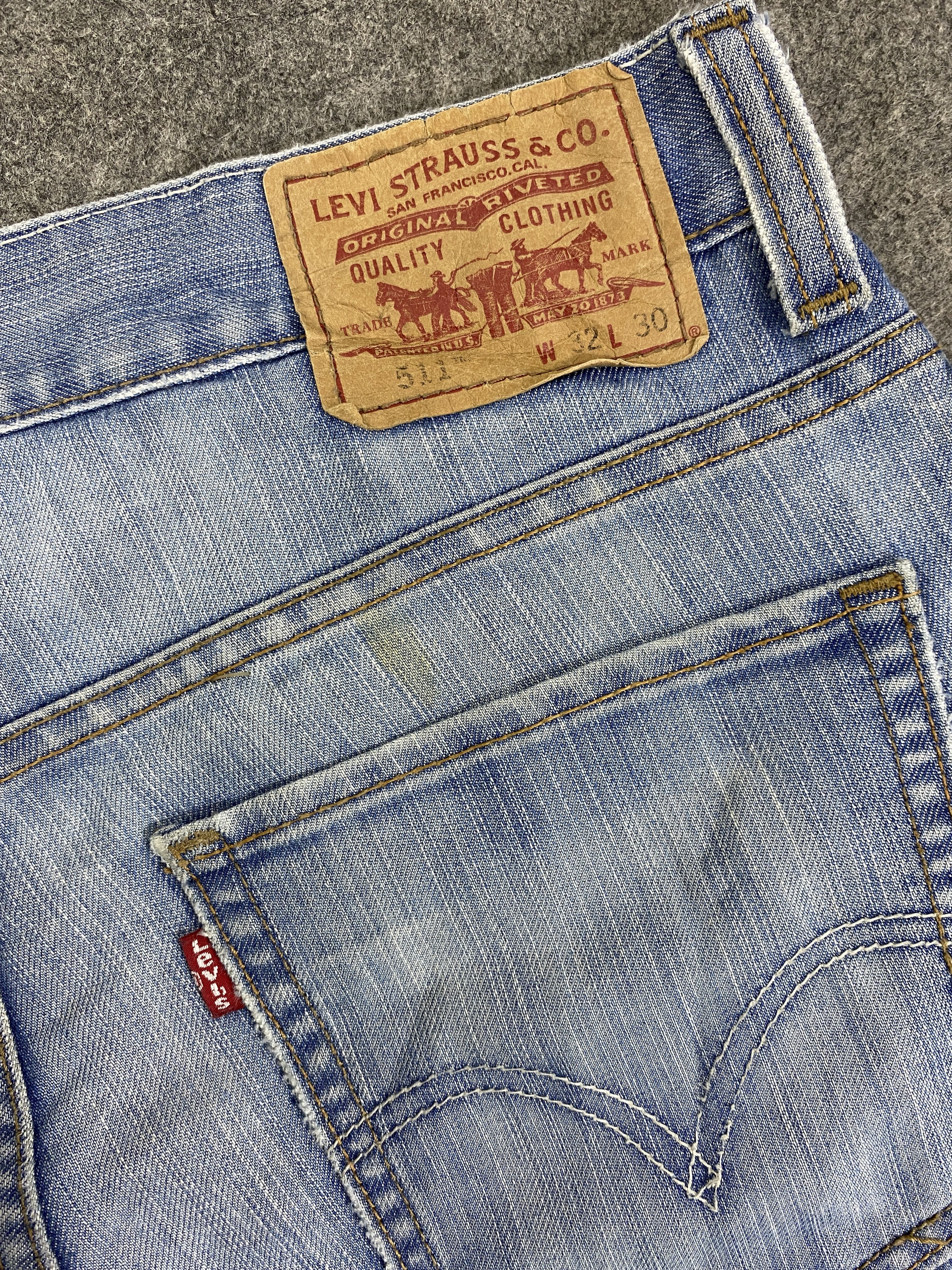 Levi's Light Blue Wash Vintage Levi's 511 32x31 Denim -JN2135 Size US 32 / EU 48 - 10 Thumbnail