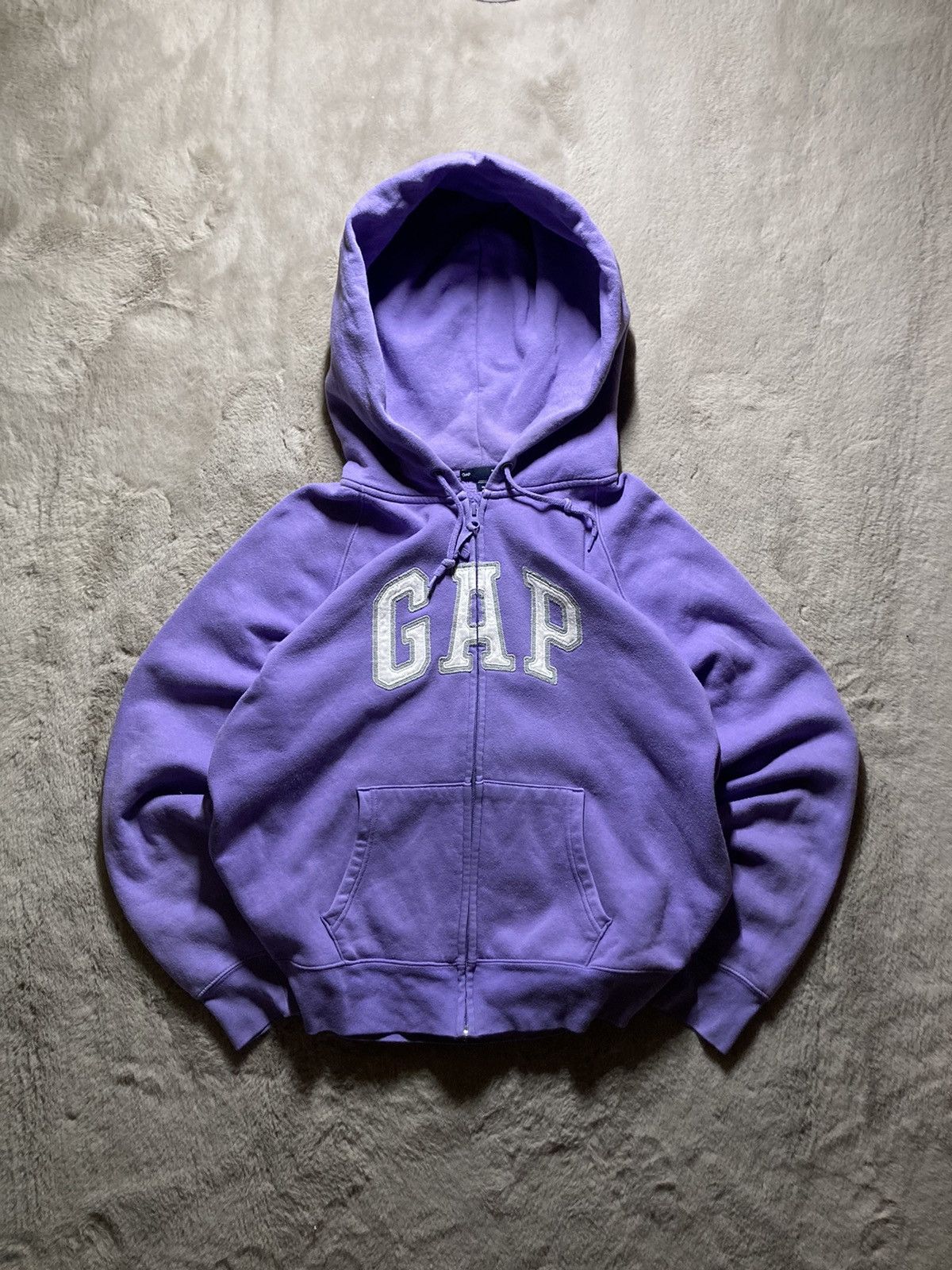 Gap × Vintage ⛩️Gap Vintage Brown logo Hoodie Y2K style baggy 90s ⛩️ Size US S / EU 44-46 / 1 - 1 Thumbnail