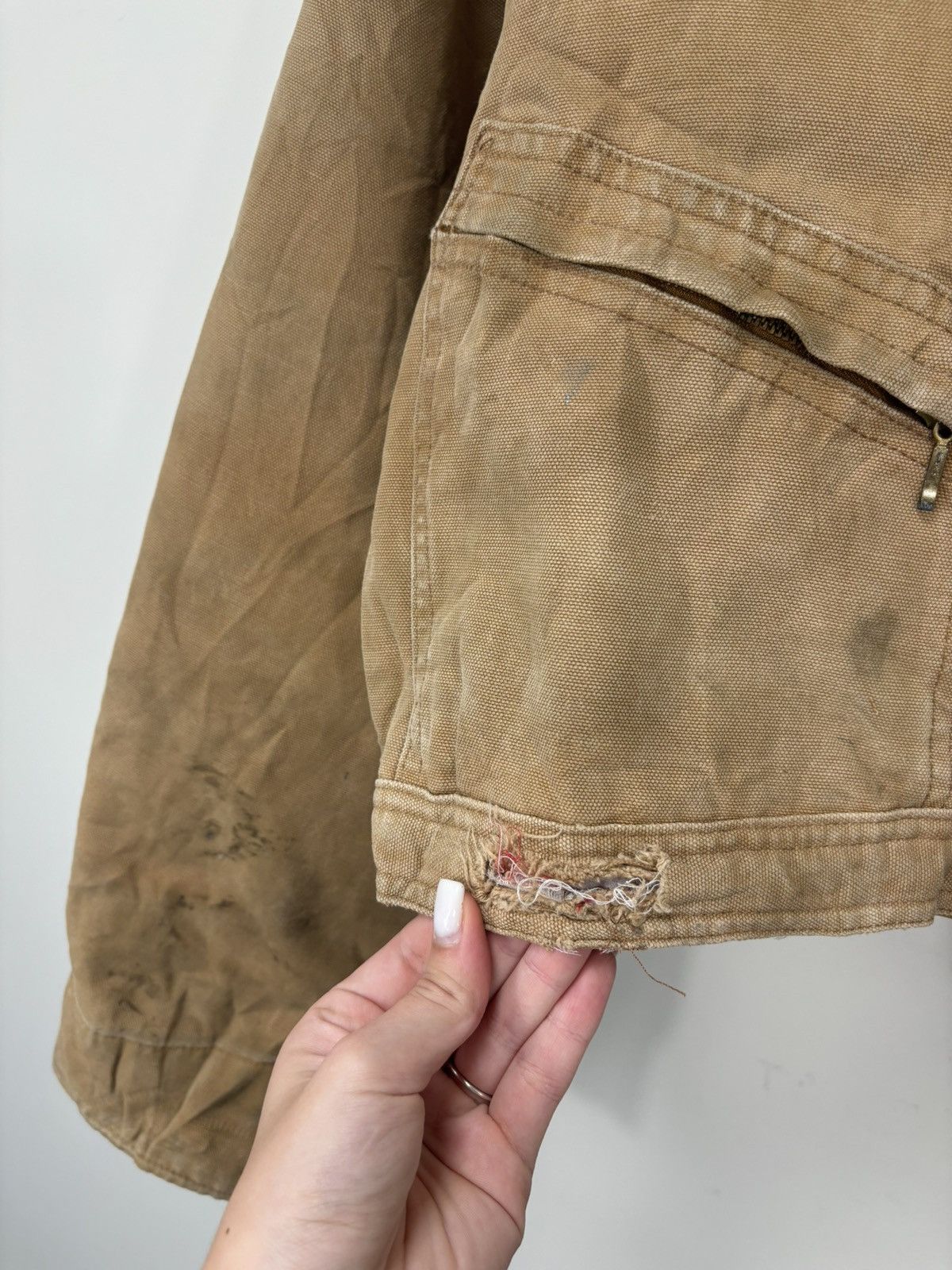 Carhartt Vintage 90s Carhartt USA Made Y2K Work Boxy Cropped Jacket Size US M / EU 48-50 / 2 - 8 Thumbnail