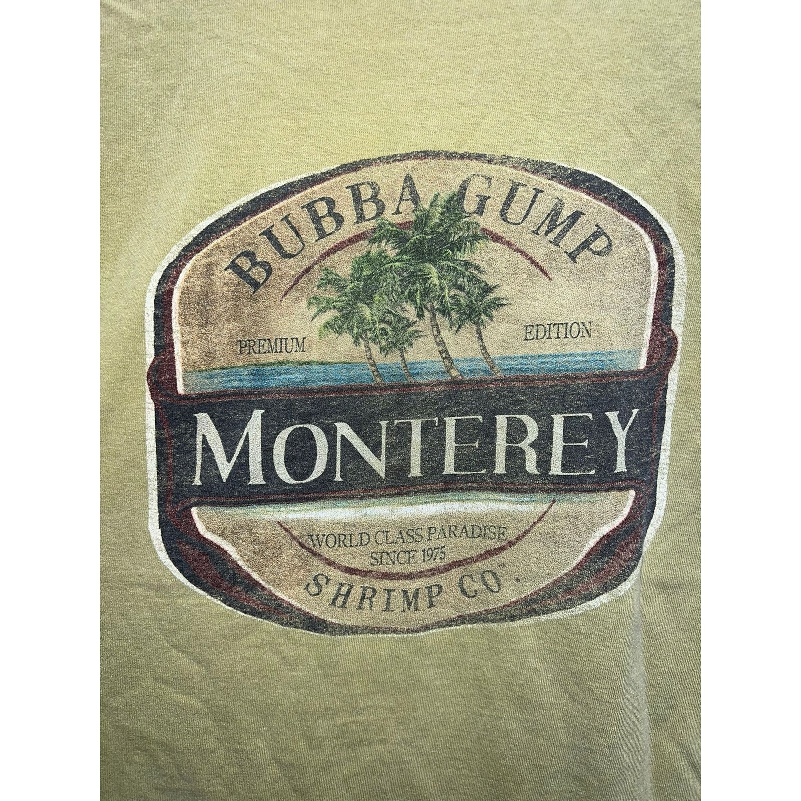 Vintage Vintage Bubba Gump Shrimp Co Shirt Monterey Green Tee Large Size US L / EU 52-54 / 3 - 7 Thumbnail