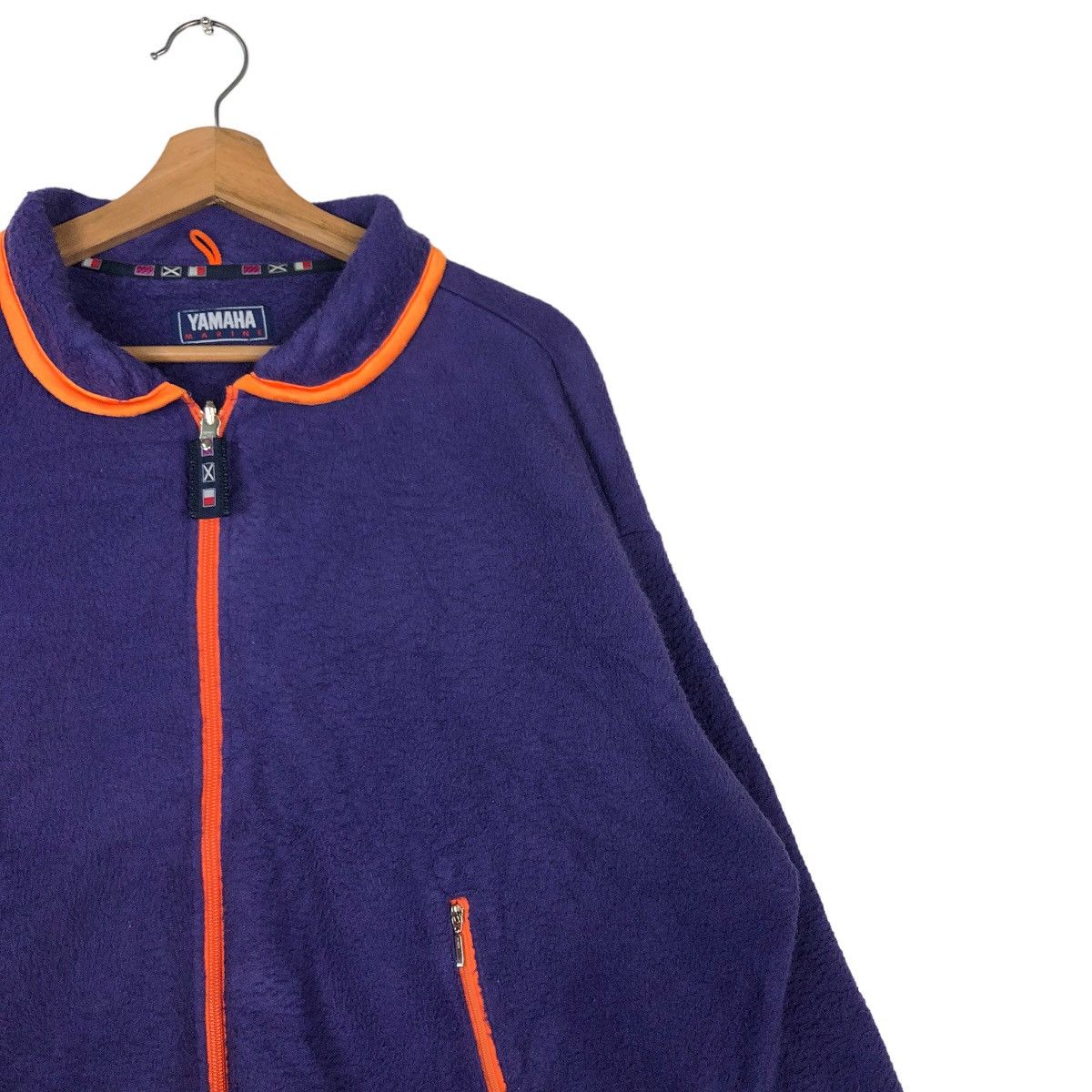 Japanese Brand 🔥Vintage Yamaha Fleece Zipper Jacket Racing Size US M / EU 48-50 / 2 - 6 Thumbnail