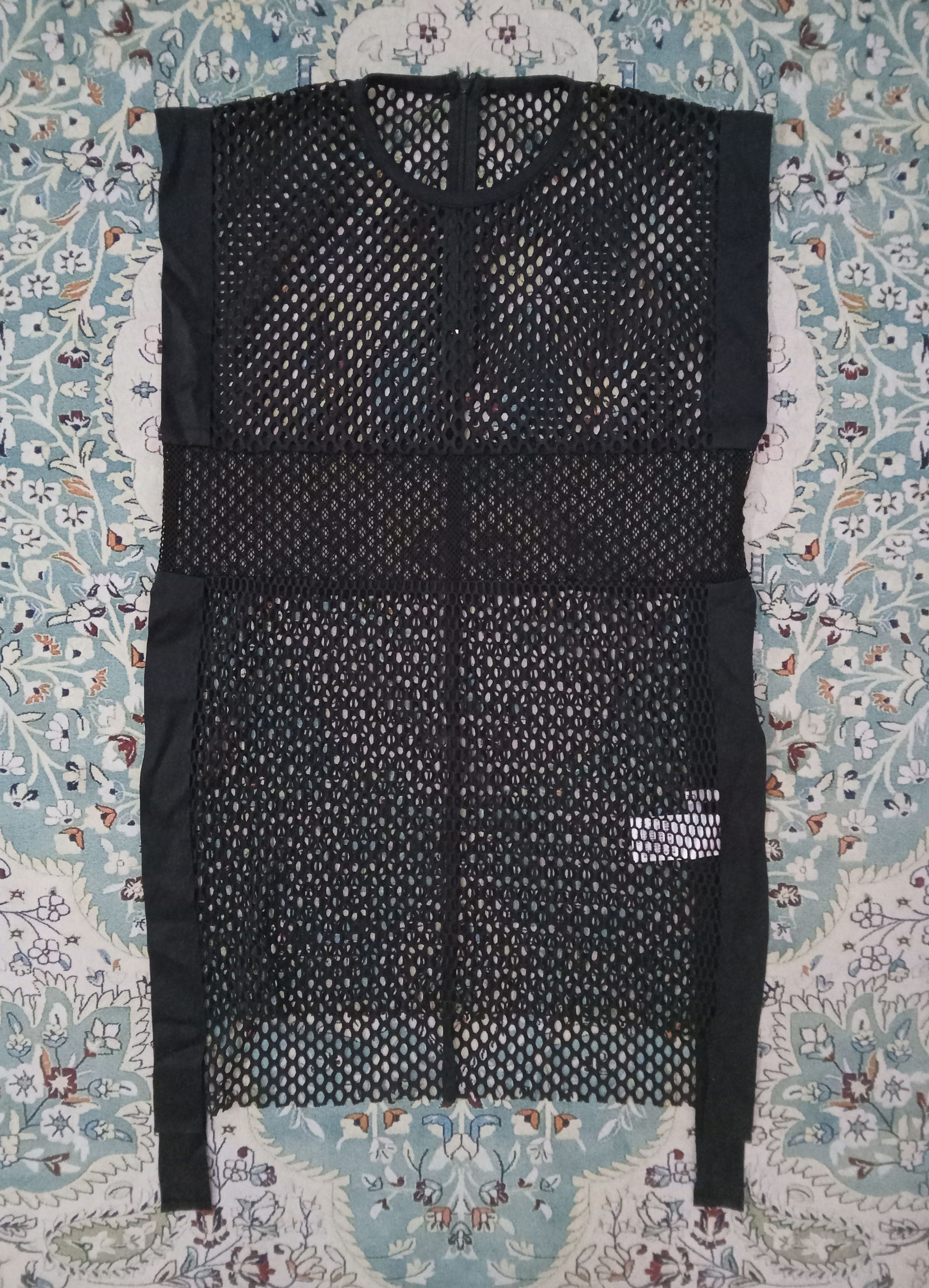 Japanese Brand UN3D. Mark Styler Rare Design Mesh Dress Sz F Size L / US 10 / IT 46 - 3 Thumbnail