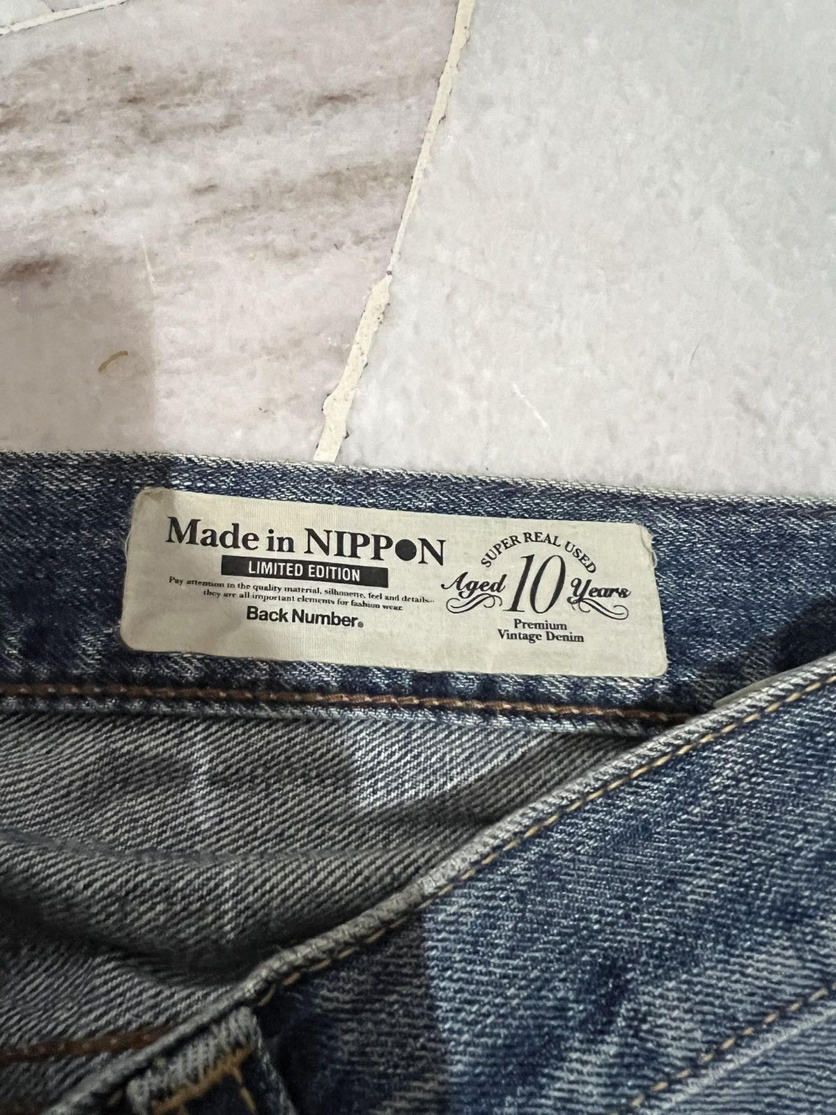 If Six Was Nine × Le Grande Bleu (L.G.B.) × Seditionaries 🌈Flare Japanese Back Number Distressed Jean Ripped Size US 34 / EU 50 - 18 Thumbnail