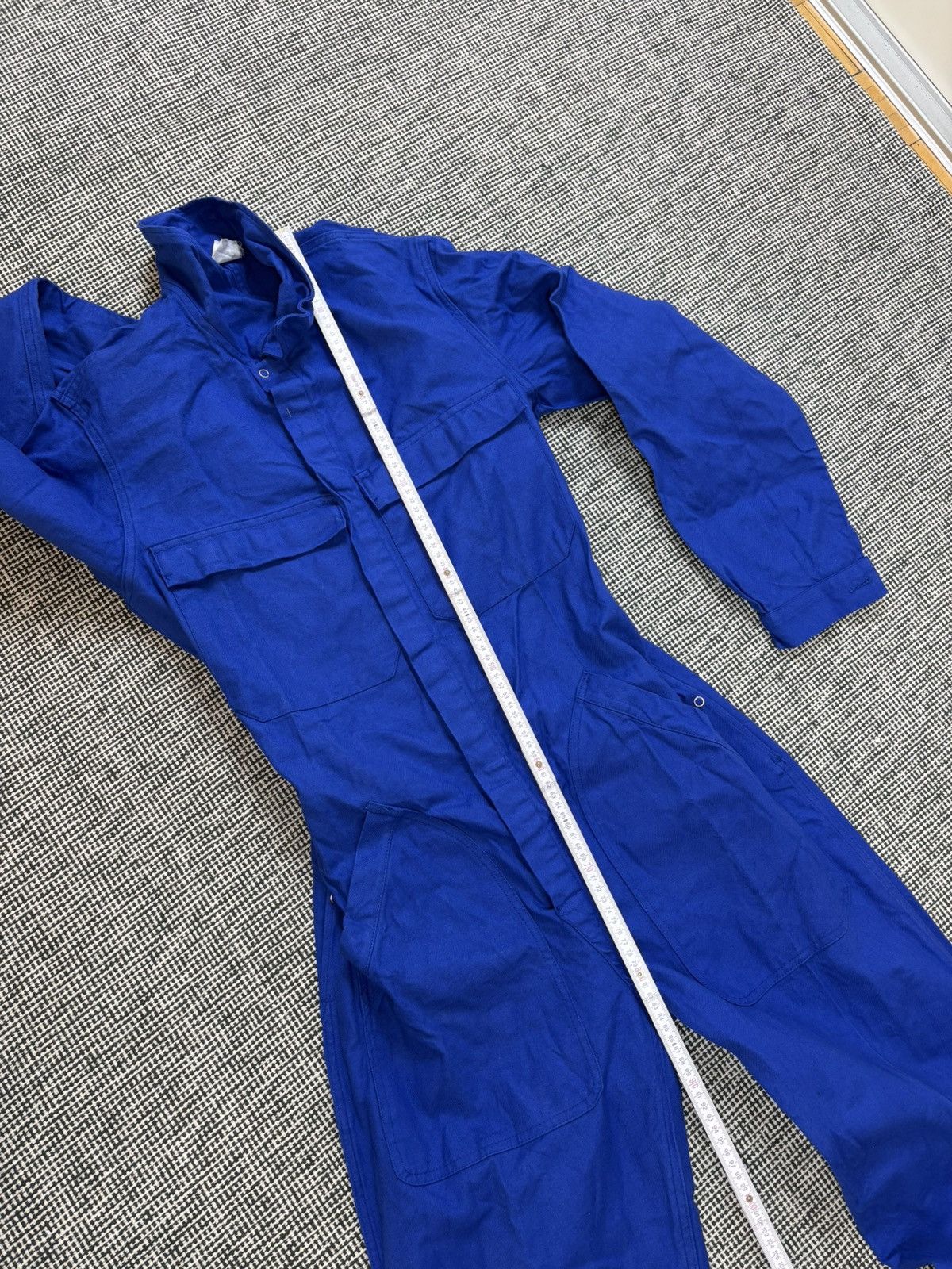 Le Laboureur 60s/70s Od Flers french army chore coveralls jumpsuit Size US S / EU 44-46 / 1 - 12 Thumbnail