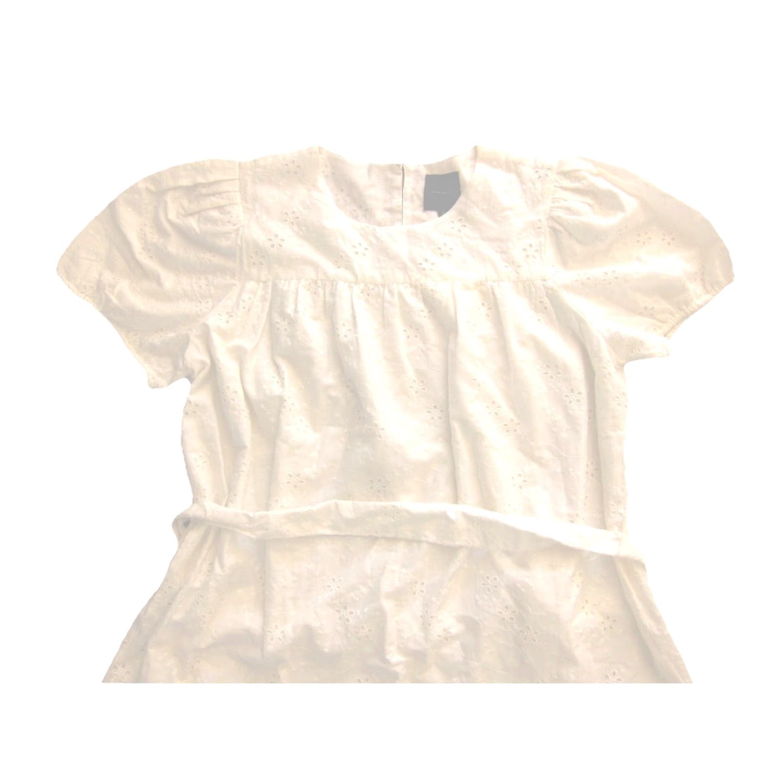 Vintage VINTAGE NWT Alex Marie Thaliana Eyelet White Cotton Floral Cottage Smock Dress 16 Size XXL / US 16-18 / IT 52-54 - 3 Thumbnail