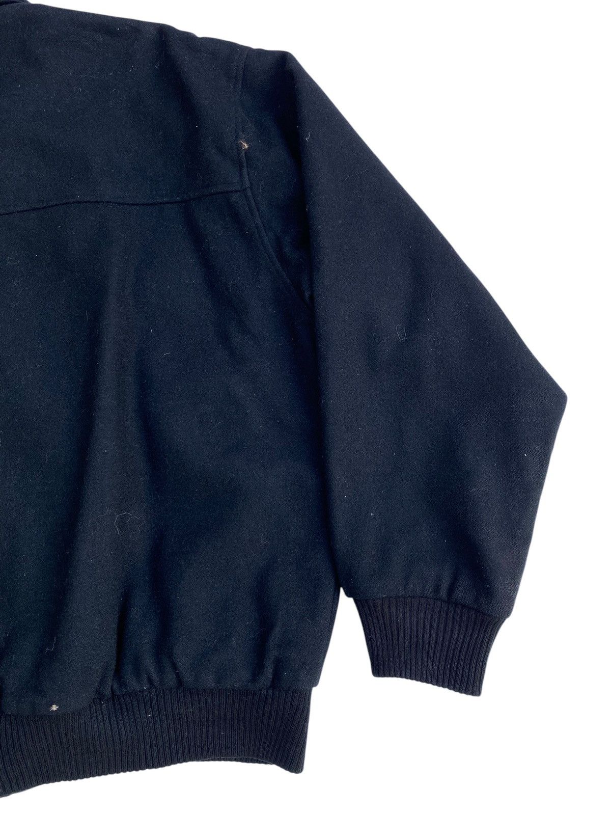 Issey Miyake Vintage Riverson Wool Bomber Jacket Issey Miyake Style Size US L / EU 52-54 / 3 - 6 Thumbnail