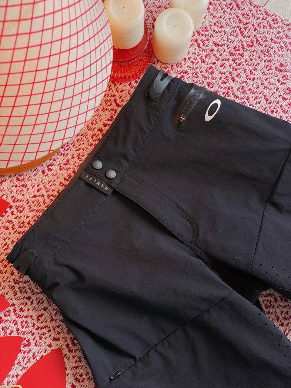 Oakley Oakley Performance Fit Black Running Shorts Size US 32 / EU 48 - 4 Thumbnail