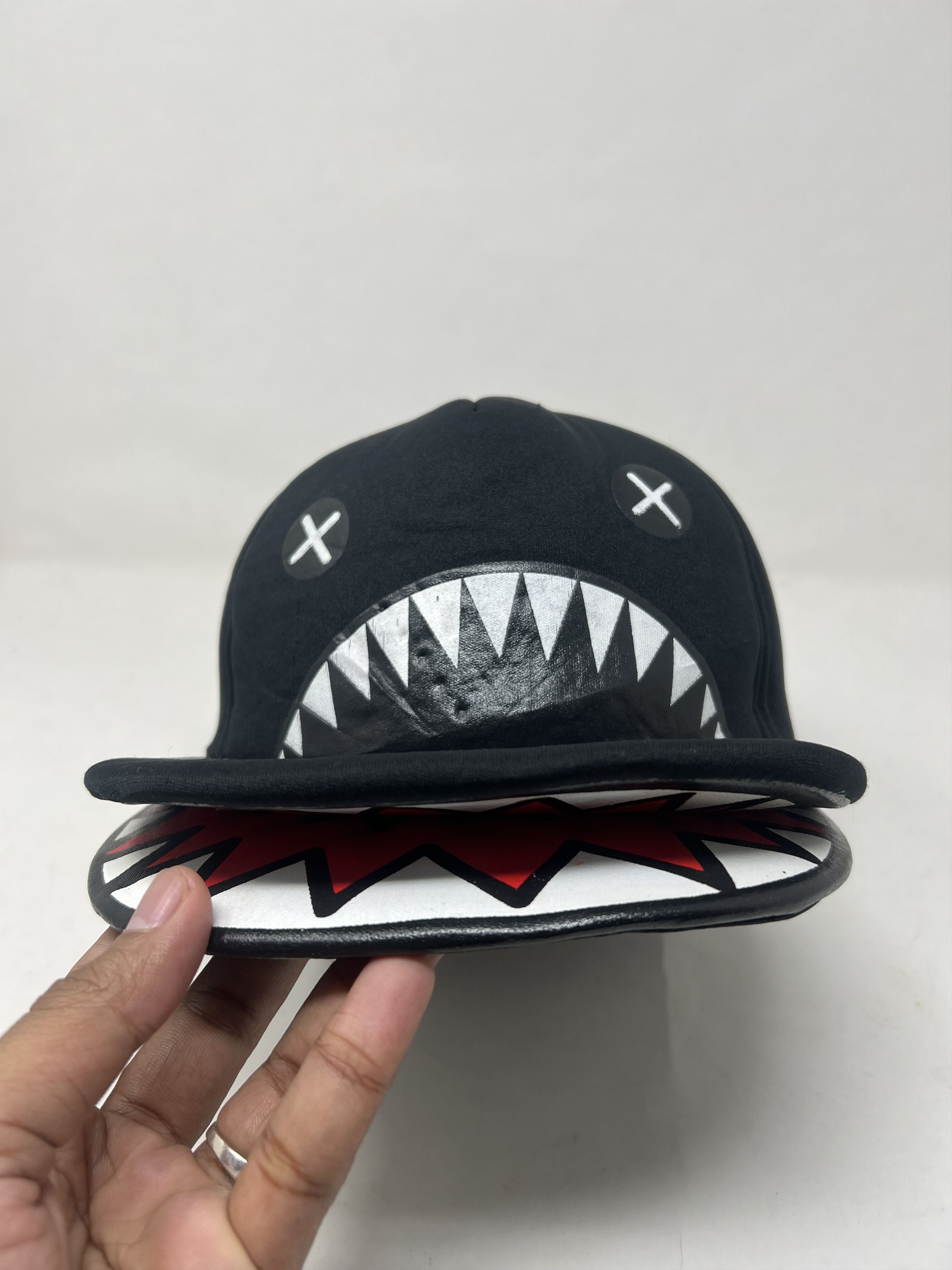 20471120 Shark Rare Cosplay Snapback Hat Size ONE SIZE - 8 Thumbnail