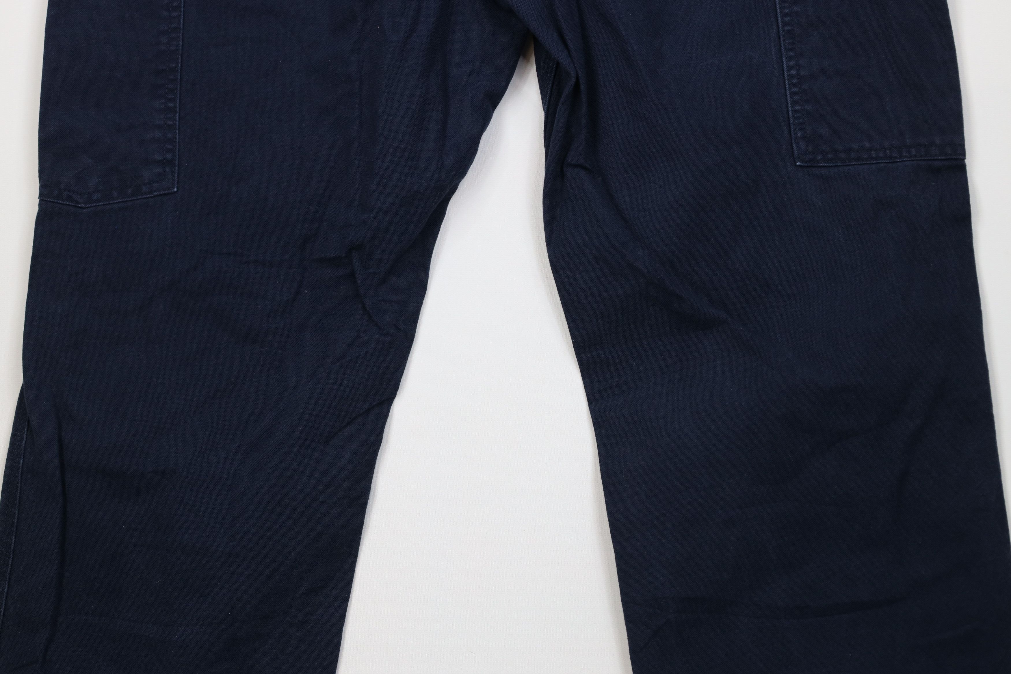 Carhartt Vintage Y2K Carhartt Fit Wide Leg Dungaree Pants Navy Blue Size US 38 / EU 54 - 10 Thumbnail