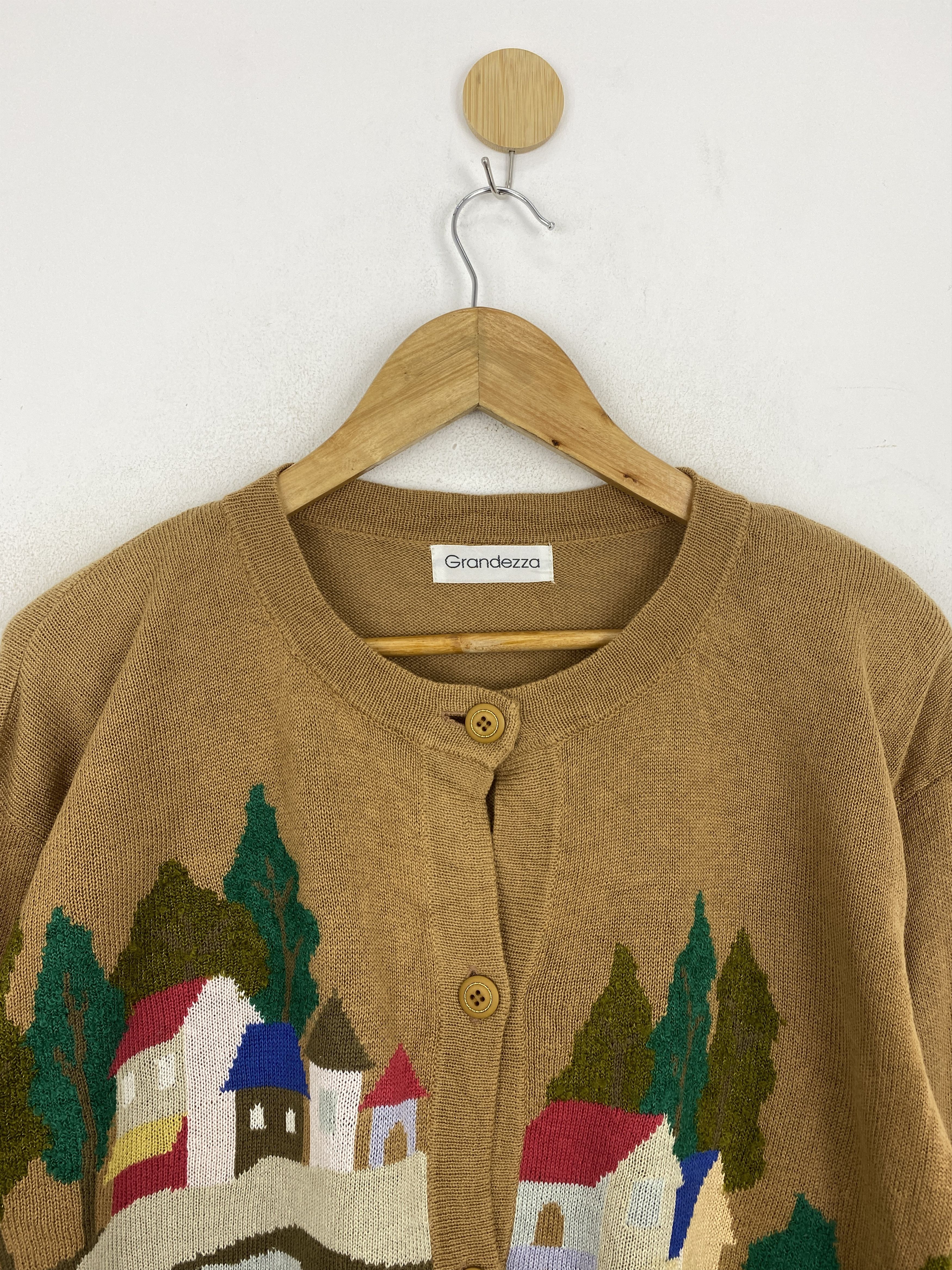 Japanese Brand Vintage Japanese Brand Art Button Up Knit-Jacket J1884 Size US M / EU 48-50 / 2 - 2 Thumbnail