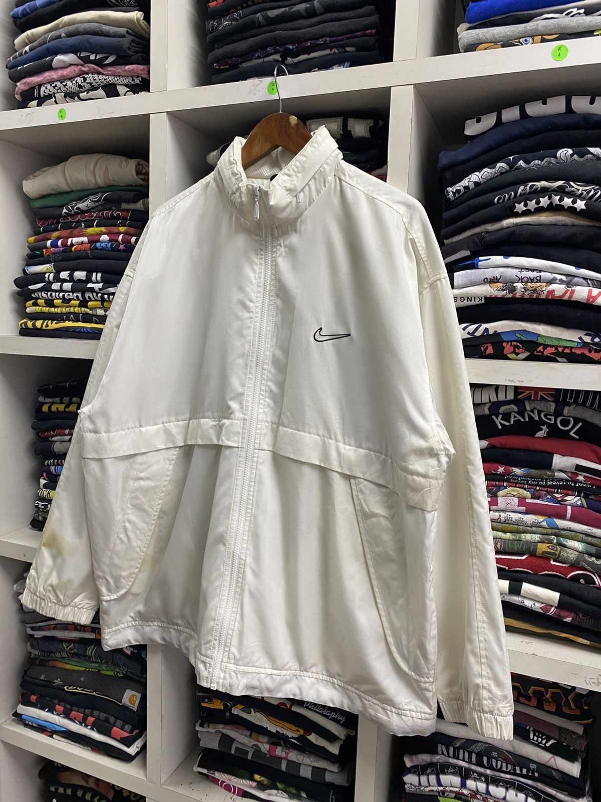 Nike × Vintage Vintage Nike Windbreaker Size US XL / EU 56 / 4 - 4 Thumbnail