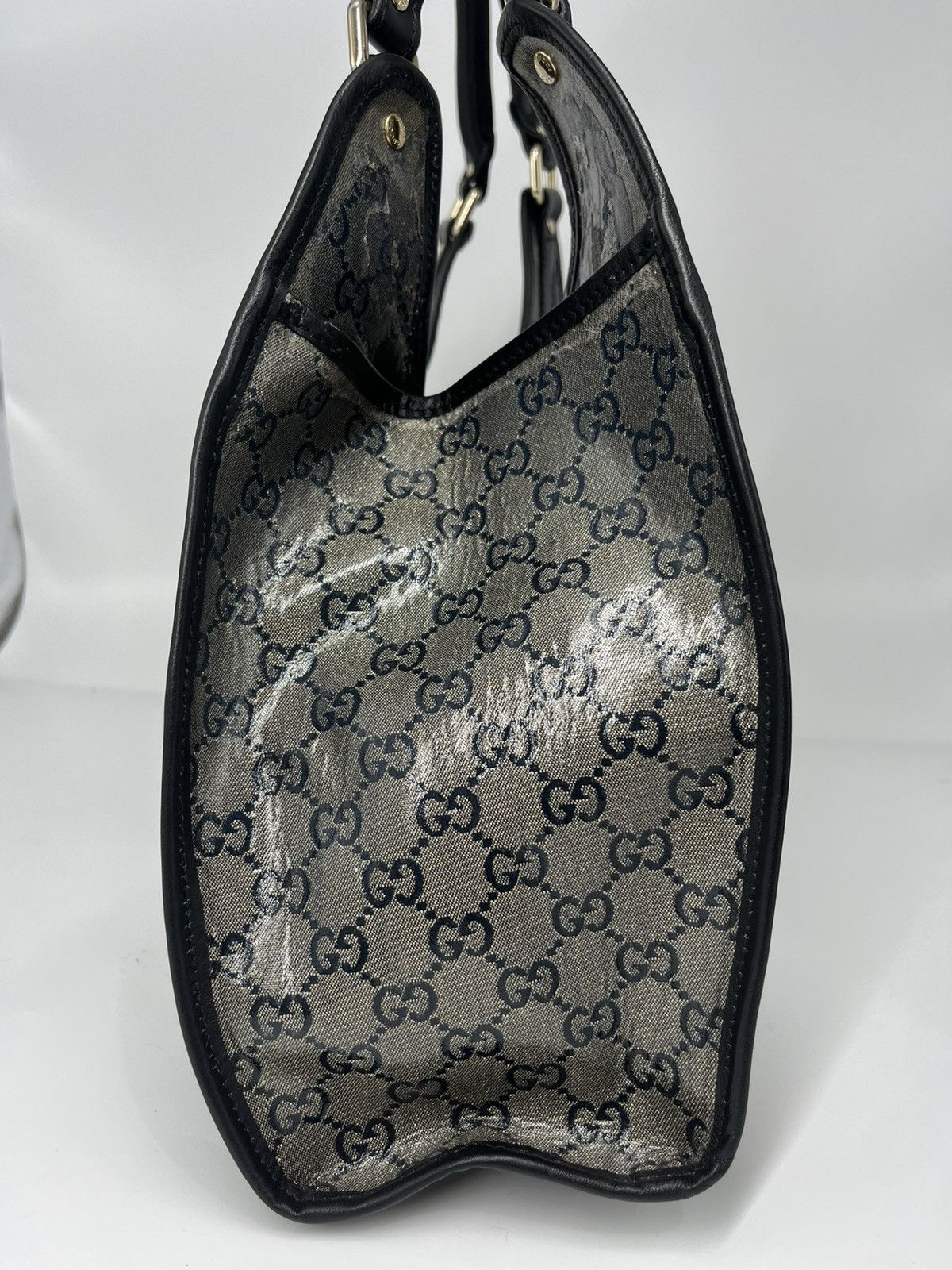 Gucci GUCCI Crystal Monogram Medium Joy Shoulder Bag Black Size ONE SIZE - 9 Thumbnail
