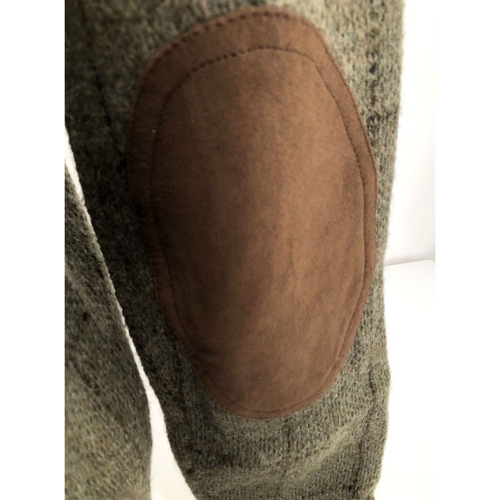 Polo Ralph Lauren POLO / RALPH LAUREN Sweater Men L Green Wool Pocket Elbow Patch Pullover - EXCELLENT Size US L / EU 52-54 / 3 - 5 Thumbnail