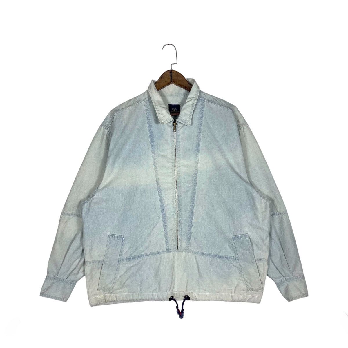 Ermenegildo Zegna × Z Zegna Vintage Ermenegildo Zegna Denim Faded Washed Light Jacket Size US S / EU 44-46 / 1 - 1 Thumbnail