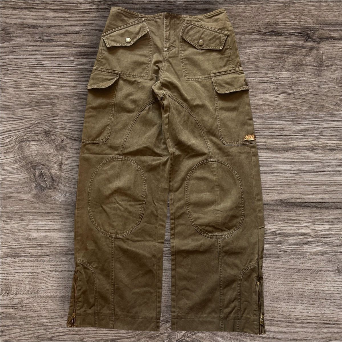 Vintage SS2003 Dolce & Gabbana Archival Military Cargo Pants Vintage Size US 29 - 1 Thumbnail