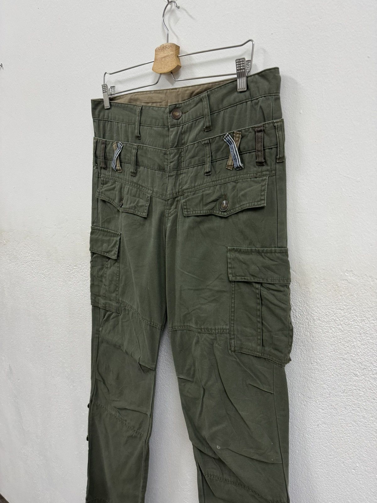 Japanese Brand × Vintage Vintage Japanese Brand Double Waist Pants 1990s Size US 34 / EU 50 - 3 Thumbnail